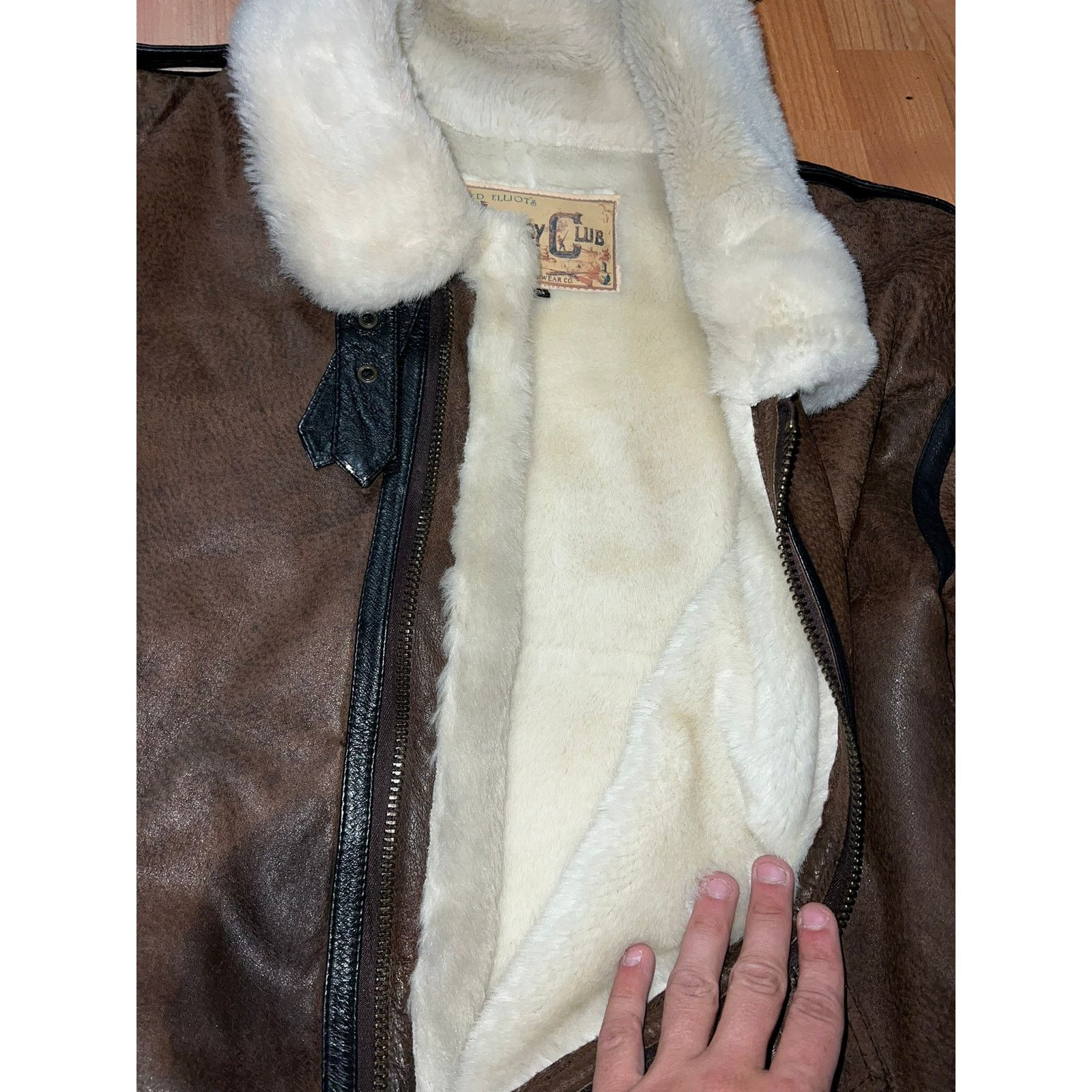 Vintage Lloyd Elliot's Country Club Leather Jacket Avanti Aviator B3 Size US M / EU 48-50 / 2 - 7 Thumbnail