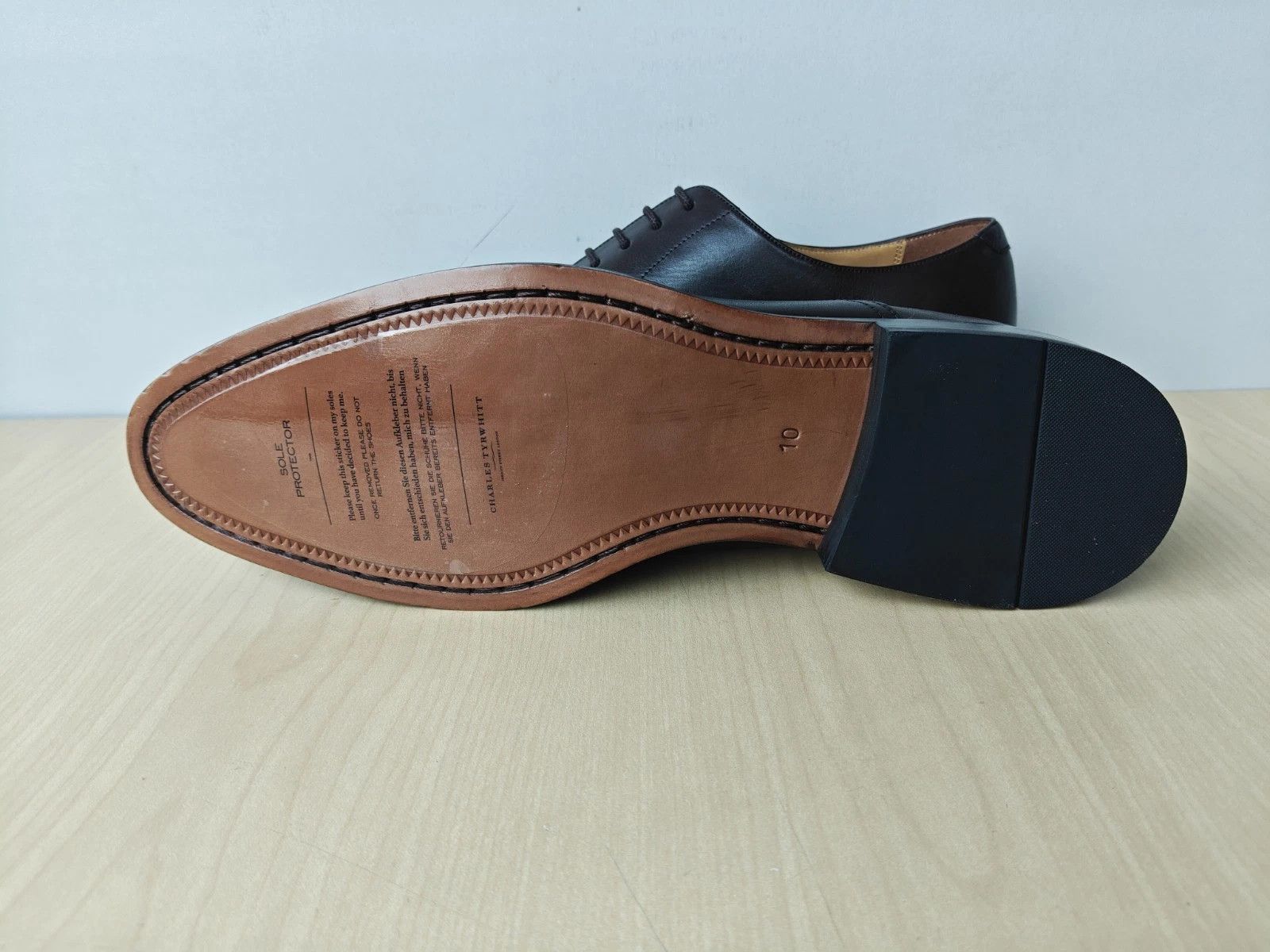 Charles Tyrwhitt Charles Tyrwhitt Men’s Dress Oxford Shoes T / 0028 Size US 11 / EU 44 - 8 Thumbnail
