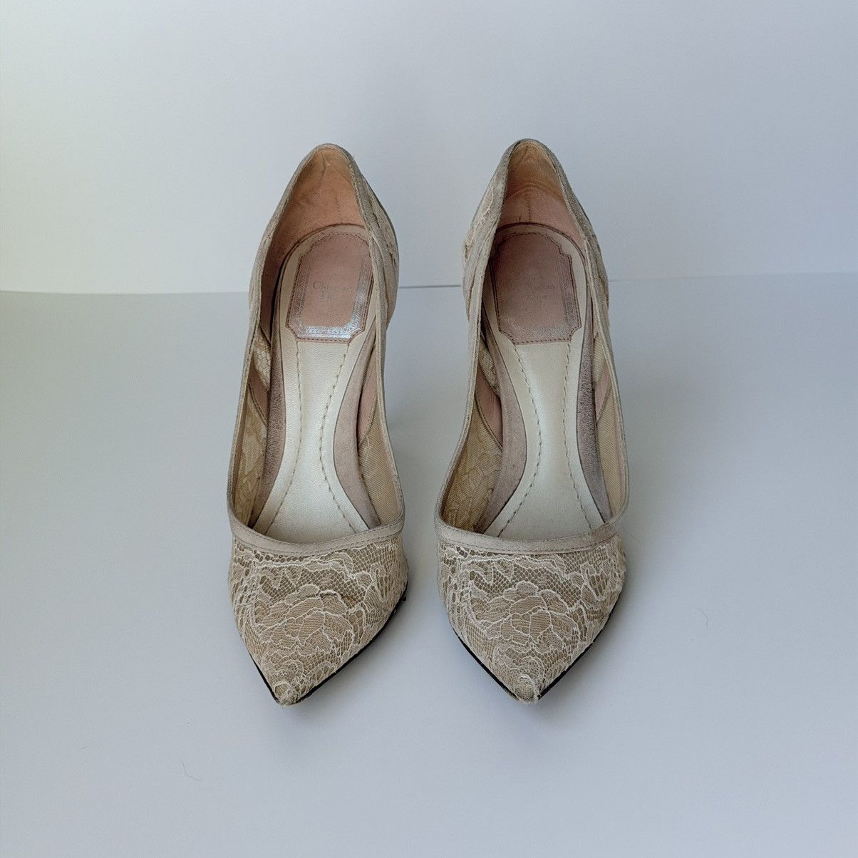 Dior Christian Dior Lace Suede Lingerie Pumps Size US 6.5 / IT 36.5 - 3 Thumbnail