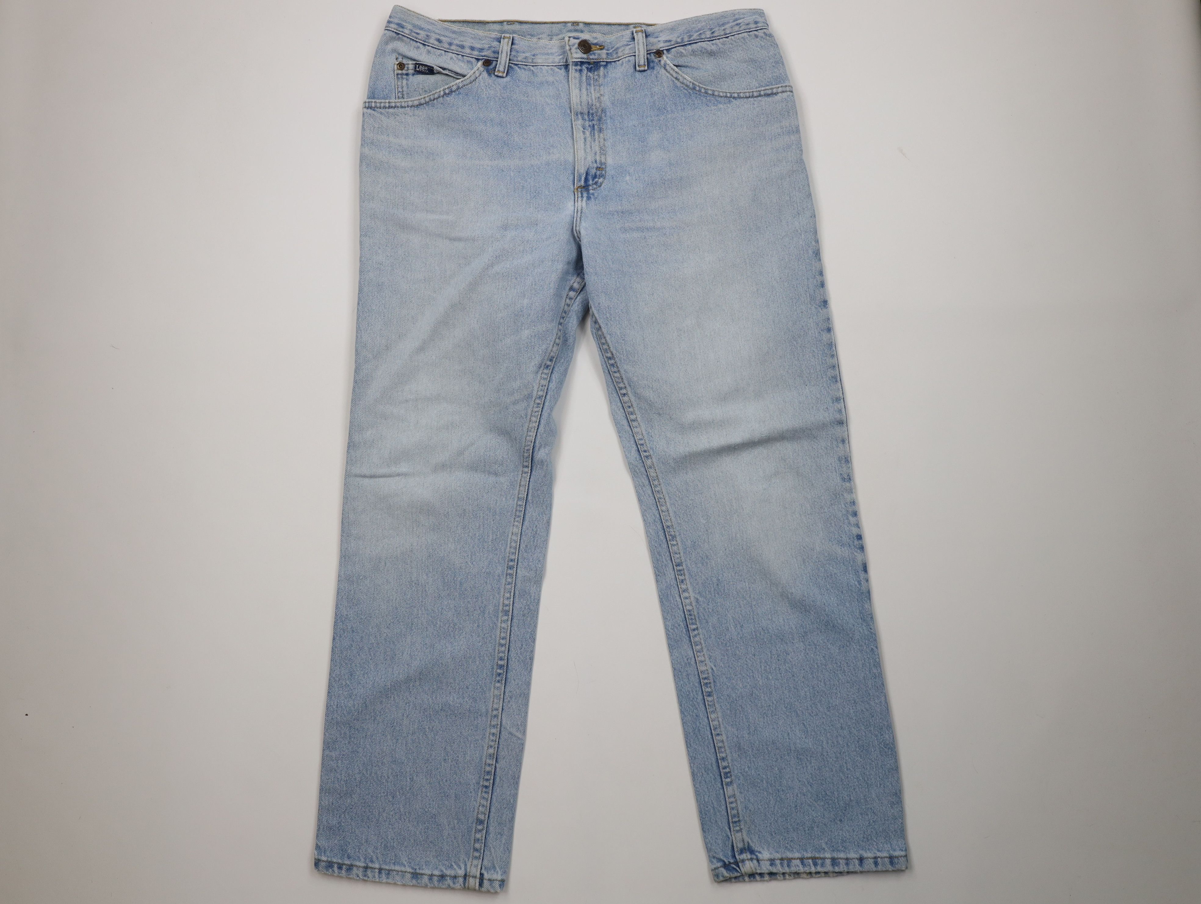 Lee Vintage 90s Lee Straight Leg Denim Jeans Blue Cotton Size US 38 / EU 54 - 1 Thumbnail