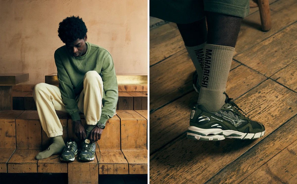 Maharishi × Mizuno Maharishi mizuno waverider 10 Size US 11.5 / EU 44-45 - 4 Thumbnail