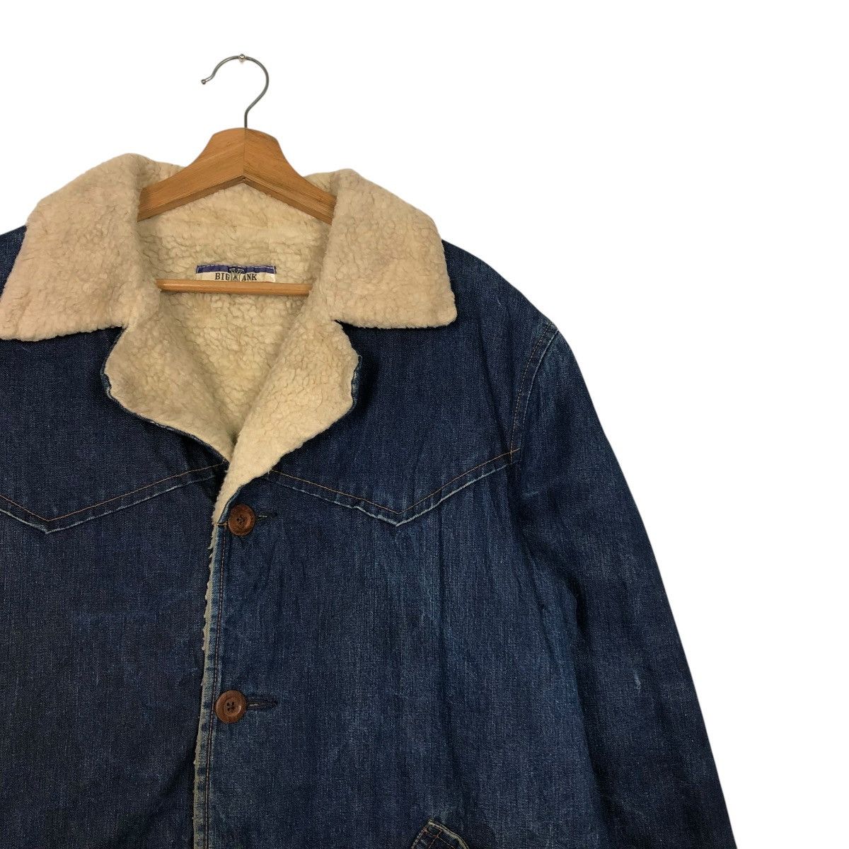 Japanese Brand 🔥VINTAGE CHORE DENIM JACKET BLANKET BIG X ANK ISSEY MIYAKE Size US L / EU 52-54 / 3 - 8 Thumbnail