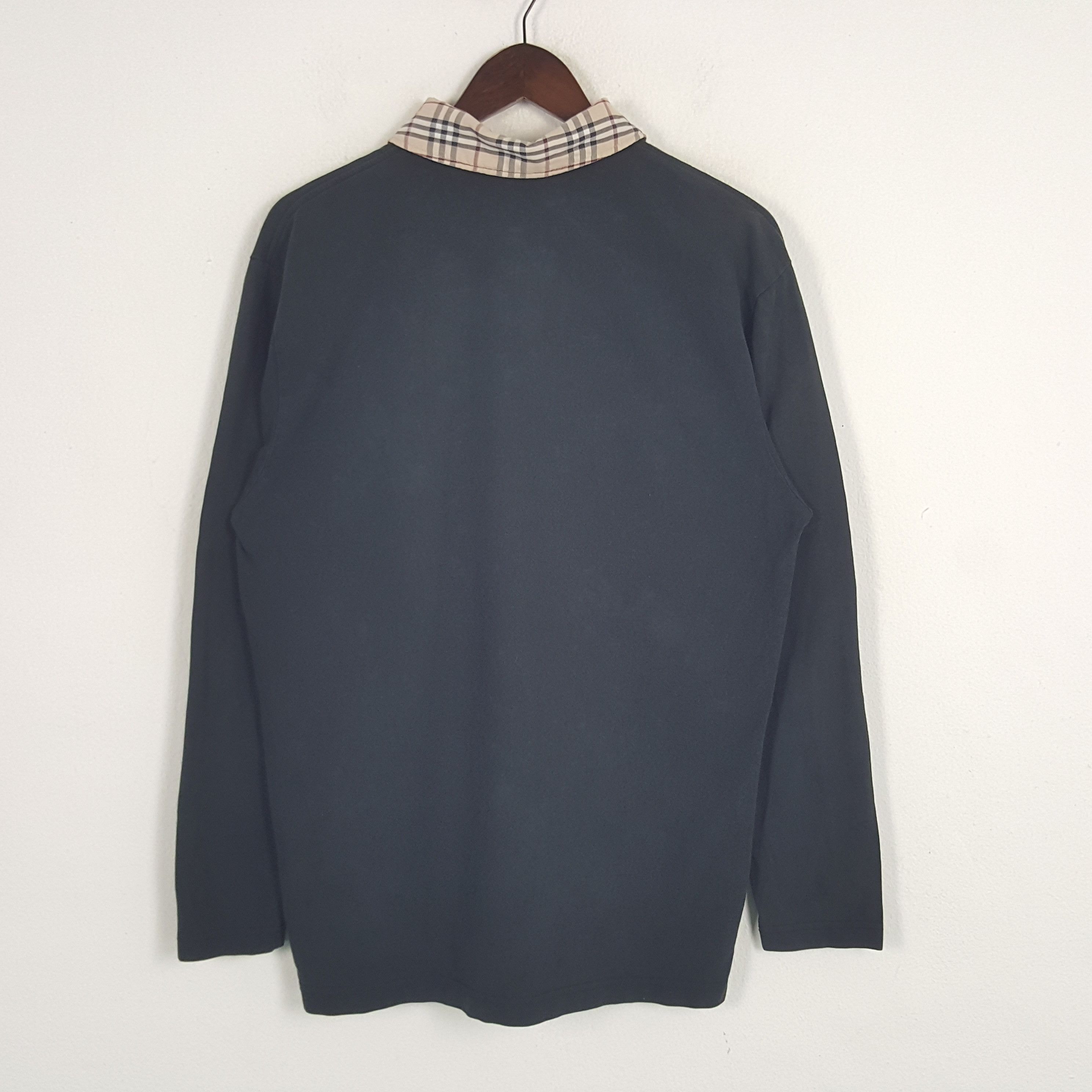 Burberry × Vintage Vintage Burberry London Nova Check Polo Shirt Size US M / EU 48-50 / 2 - 3 Thumbnail