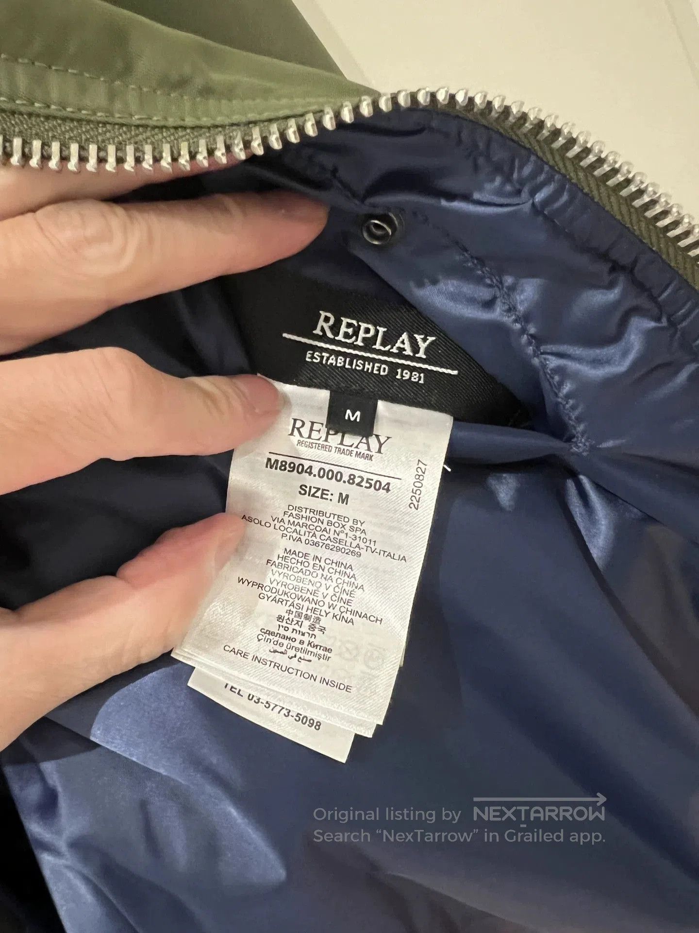 Replay Lightweight Reversible Jacket by Replay. Size US M / EU 48-50 / 2 - 6 Thumbnail