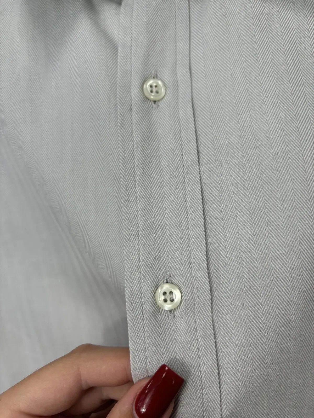Dolce & Gabbana × Vintage Vintage Dolce & Gabbana Men's Gray Rare Button Up Shirt Size US L / EU 52-54 / 3 - 9 Thumbnail