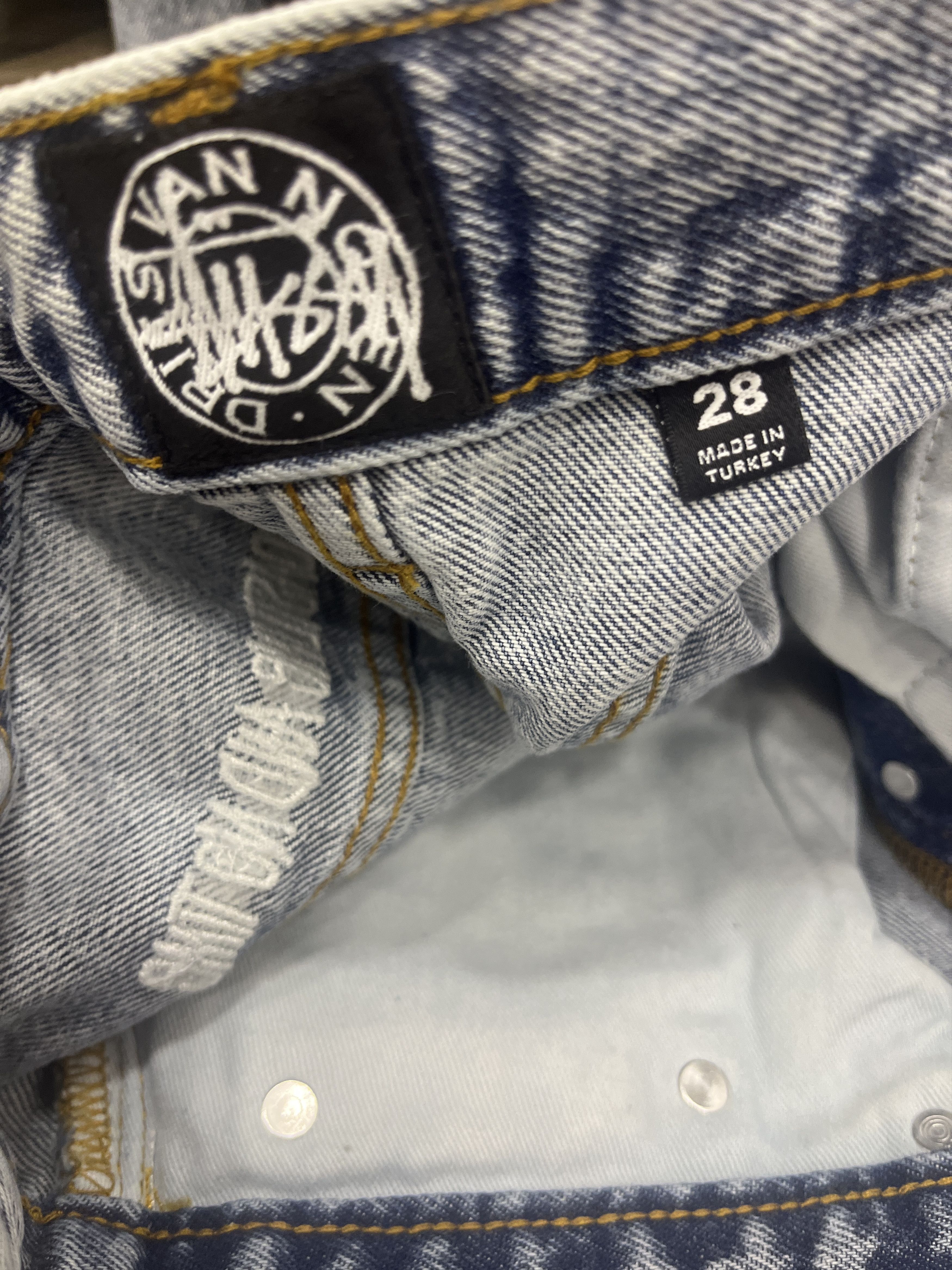 Dries Van Noten × Stussy Stussy x Dries Van noten stencil jeans Size US 28 / EU 44 - 10 Thumbnail