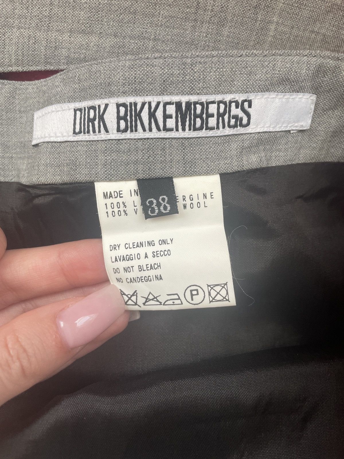 Dirk Bikkembergs 90s DIRK BIKKEMBERGS PENCIL SKIRT Size 26" / US 2 / IT 38 - 6 Thumbnail