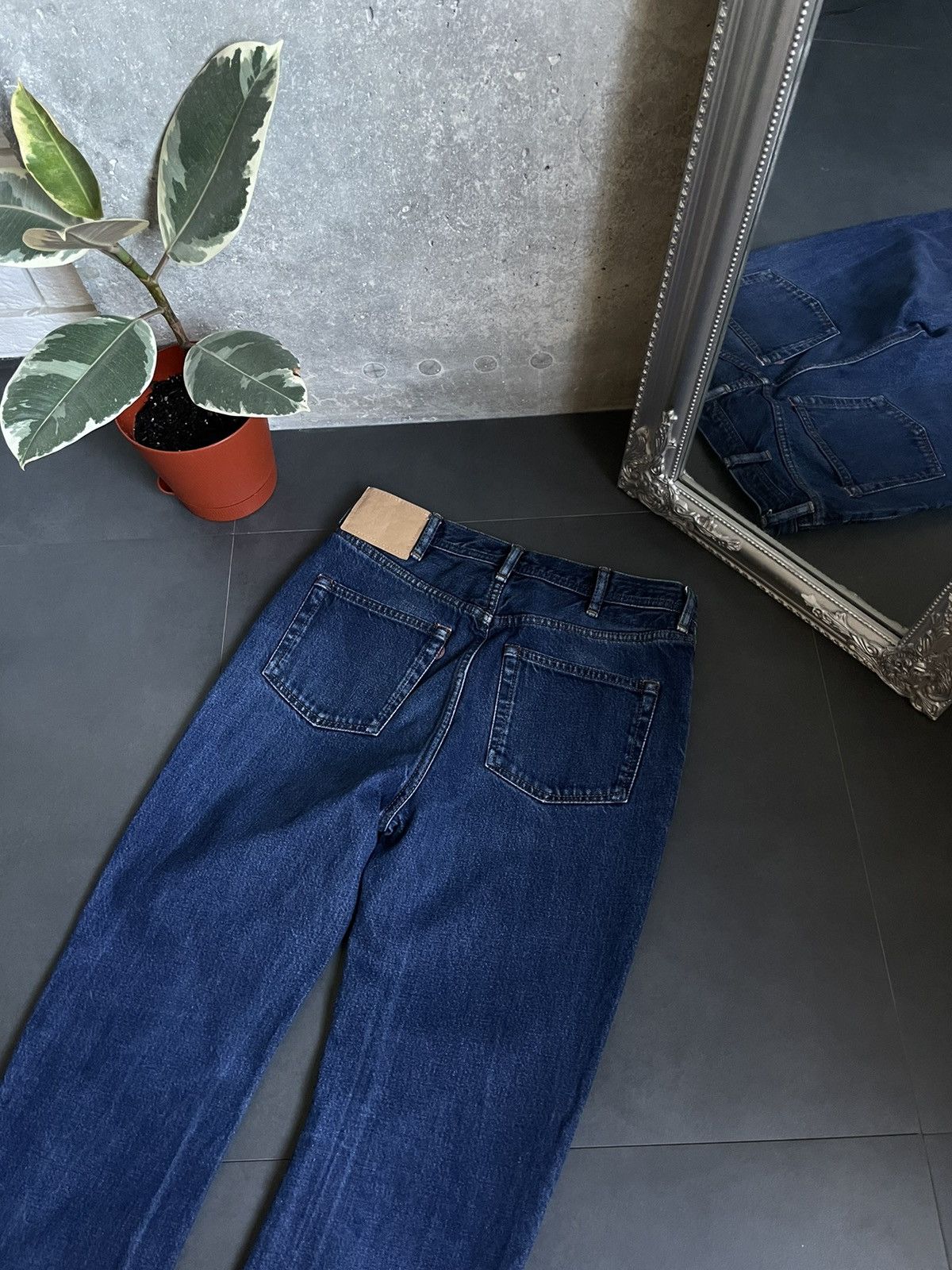Acne Studios Acne Studios Bla Konst Log Dark Blue Jeans Y2K Size US 28 / EU 44 - 8 Thumbnail