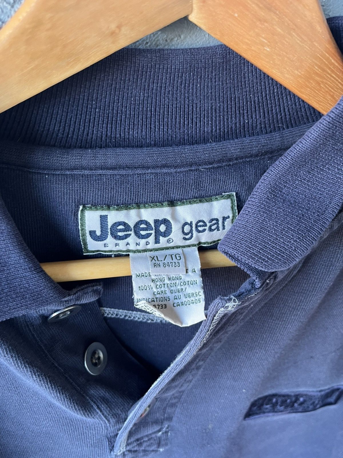 Vintage Vintage 90's JEEP Gear Polo Shirt Size XL Size US XL / EU 56 / 4 - 4 Thumbnail