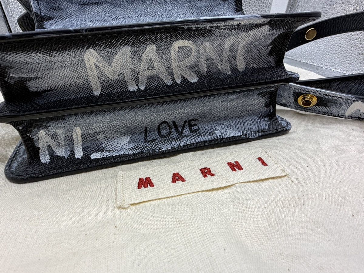 Marni Marni Love Graffiti Saffiano Leather Trunk Shoulder Bag Size ONE SIZE - 2 Thumbnail