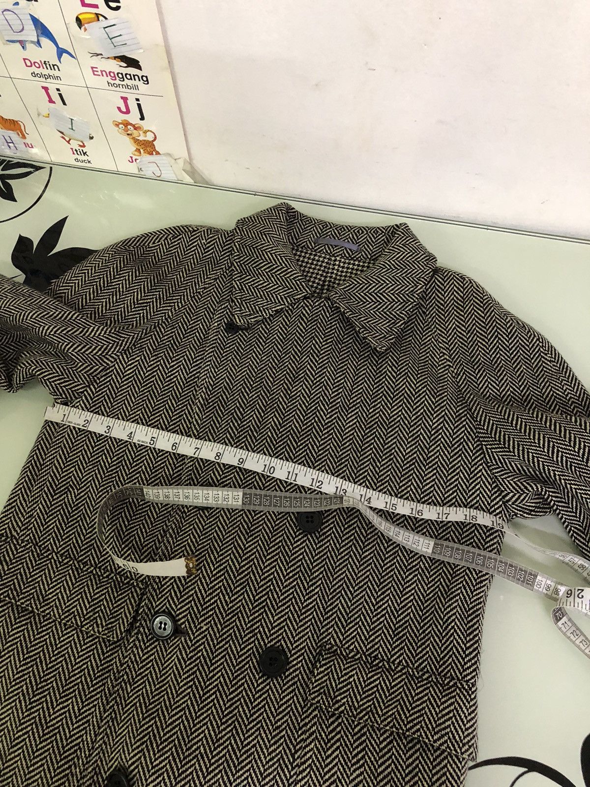 Lanvin Vintage Lanvin Paris Wool Twilled Double Breasted Jacket Size M / US 6-8 / IT 42-44 - 18 Thumbnail