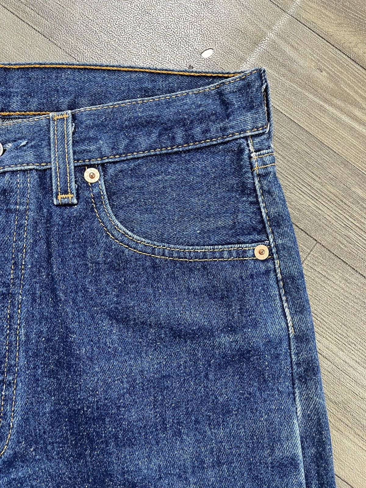 Levi's Vintage Clothing 🇺🇸1990s Vintage Levis 501 29x32 Straight Leg Blue Jeans Size US 29 - 6 Thumbnail