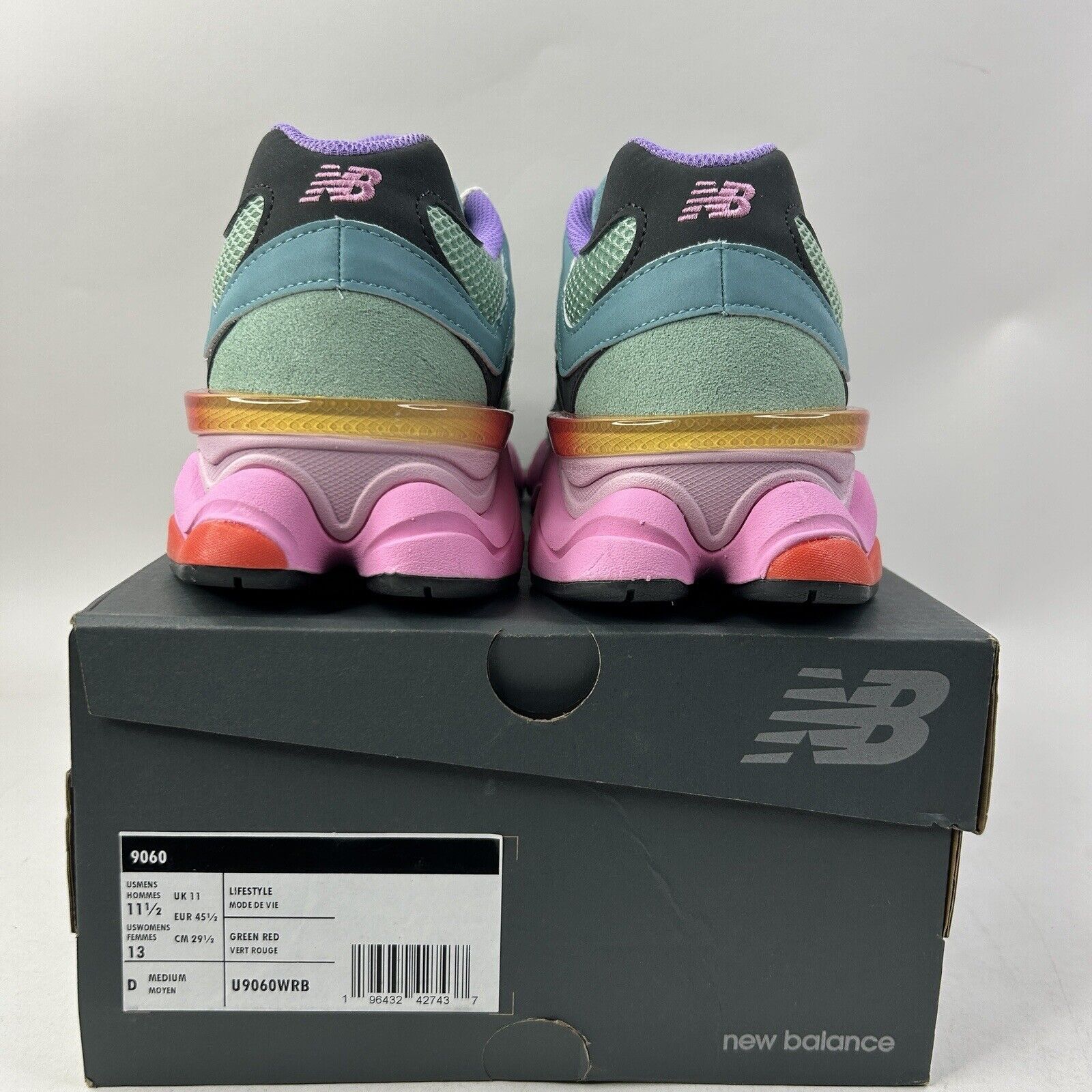 New Balance New Balance 9060 “Warped Multi-Color” 2024 Size US 11.5 / EU 44-45 - 4 Thumbnail