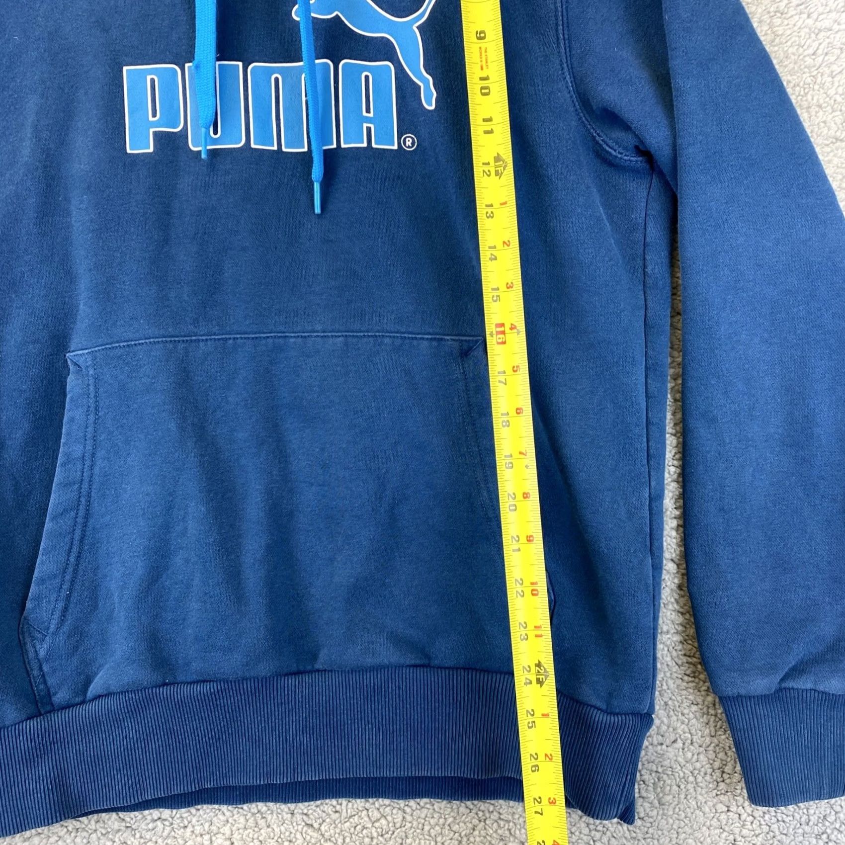 Puma PUMA Hoodie Mens Size M Turquoise Crew Neck Pullover Sweatshirt Long Sleeve Casual Modern Classic Fit Size US M / EU 48-50 / 2 - 6 Thumbnail