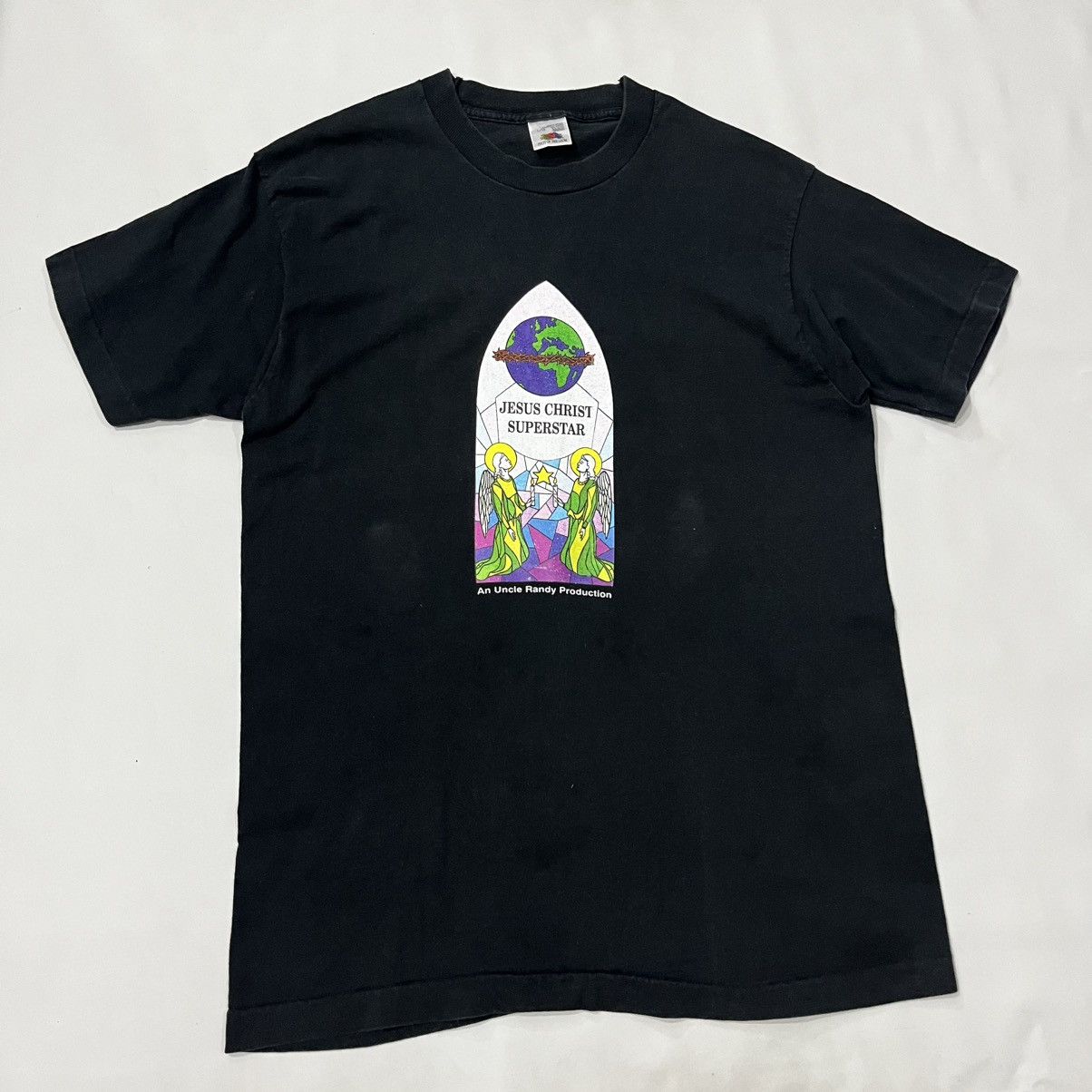 Vintage Vintage 90s Y2K Jesus Graphic Tee FOTL RARE Size US L / EU 52-54 / 3 - 4 Thumbnail