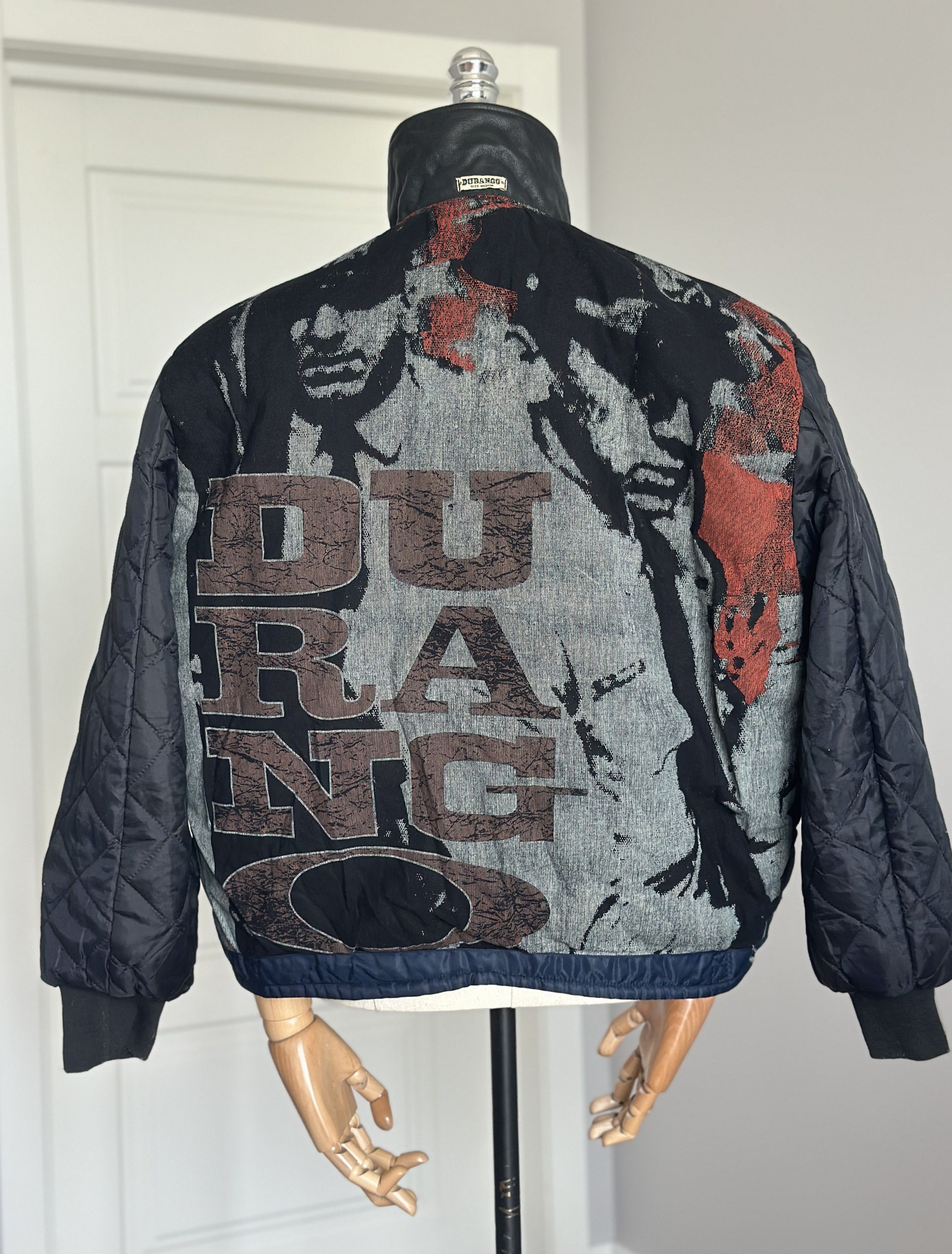 Durango DURANGO Men's Leather Nylon Jacket Size M Casual Clothing Size US M / EU 48-50 / 2 - 2 Thumbnail