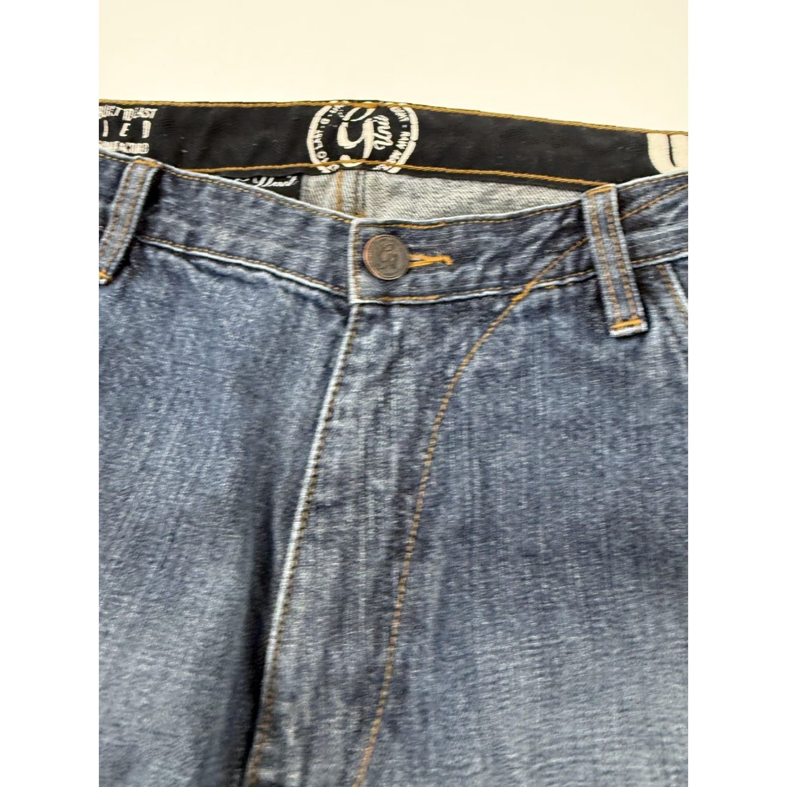 Denime VINTAGE G-Unit Denim Shorts Mens 40 Blue Bermuda Hip Hop Casual 5-Pocket Relaxed Fit Summer Boys Girls Mens Women? Size US 40 / EU 56 - 4 Thumbnail