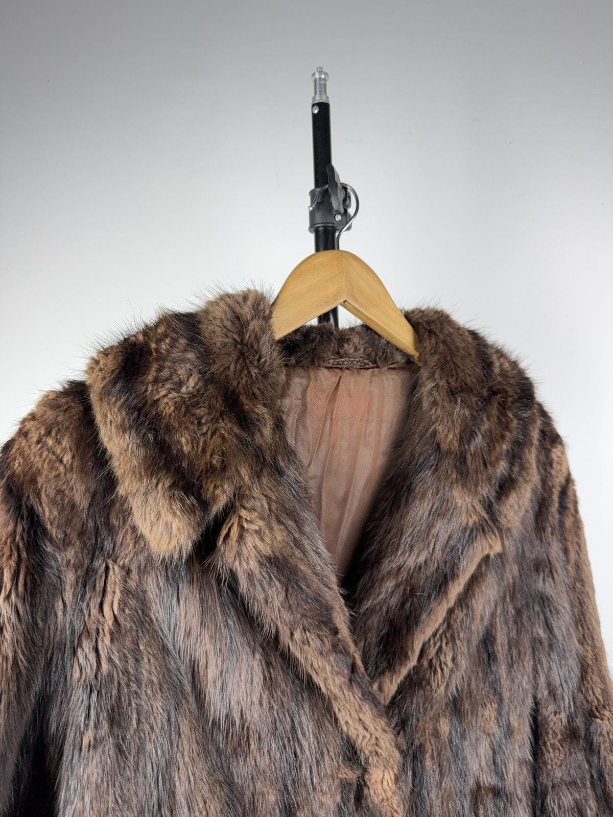 Japanese Brand Vintage Real Mink Fur Coat Brown Classic Long Jacket Size M / US 6-8 / IT 42-44 - 6 Thumbnail