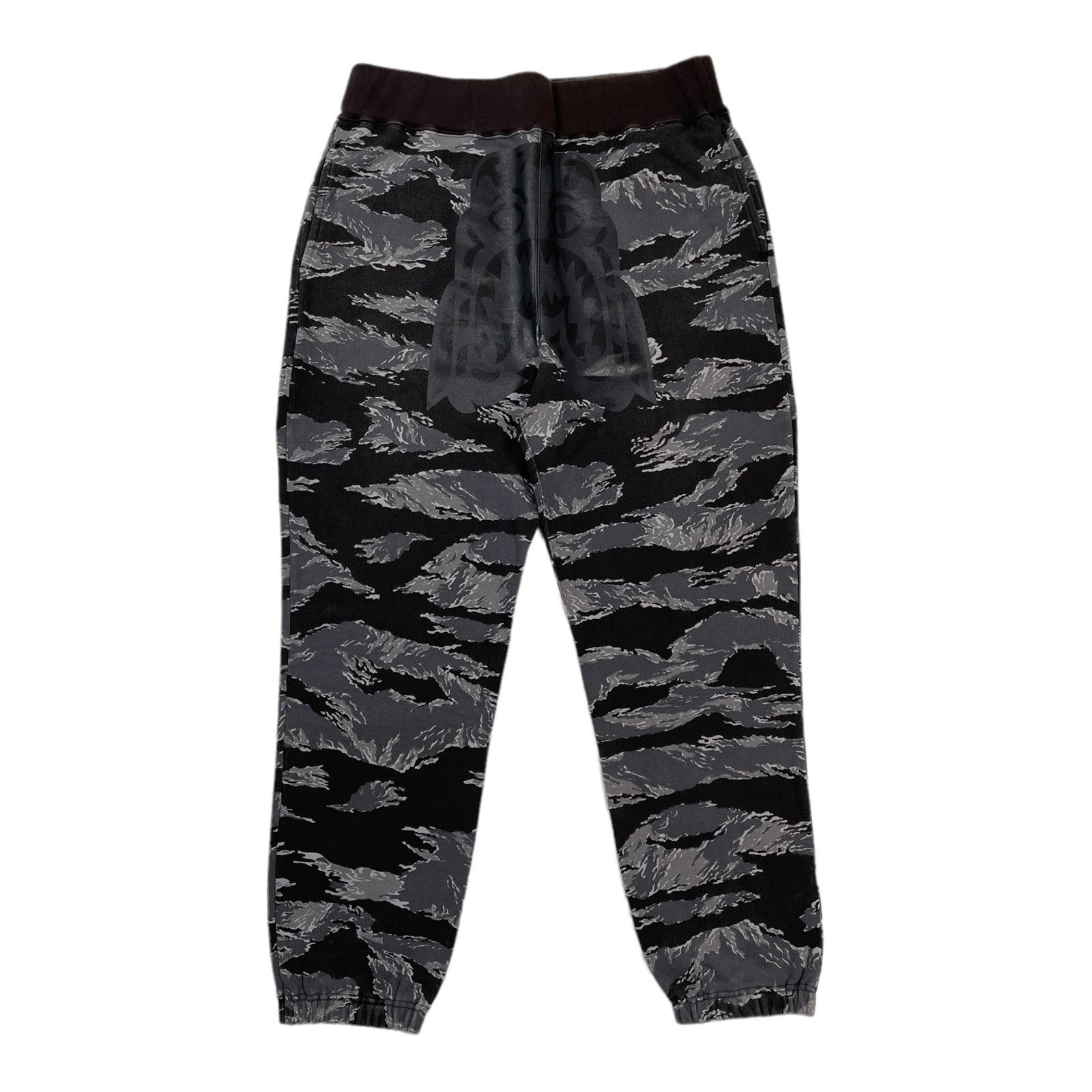 image of Bape Color Camo Tiger Slim Sweatpants Black Pre-Owned, Men's (Size 36)