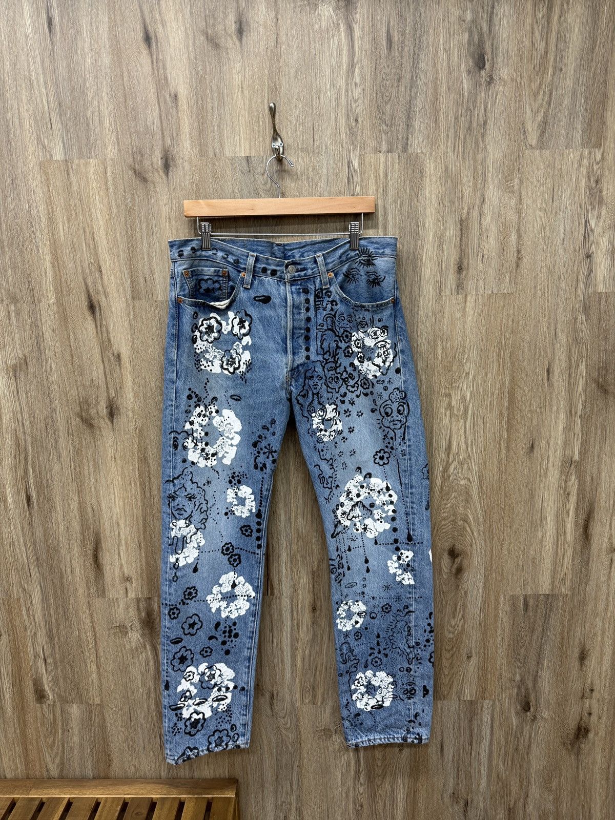 DENIM TEARS Denin Tears Iraq Colab Jeans Size US 33 - 1 Thumbnail