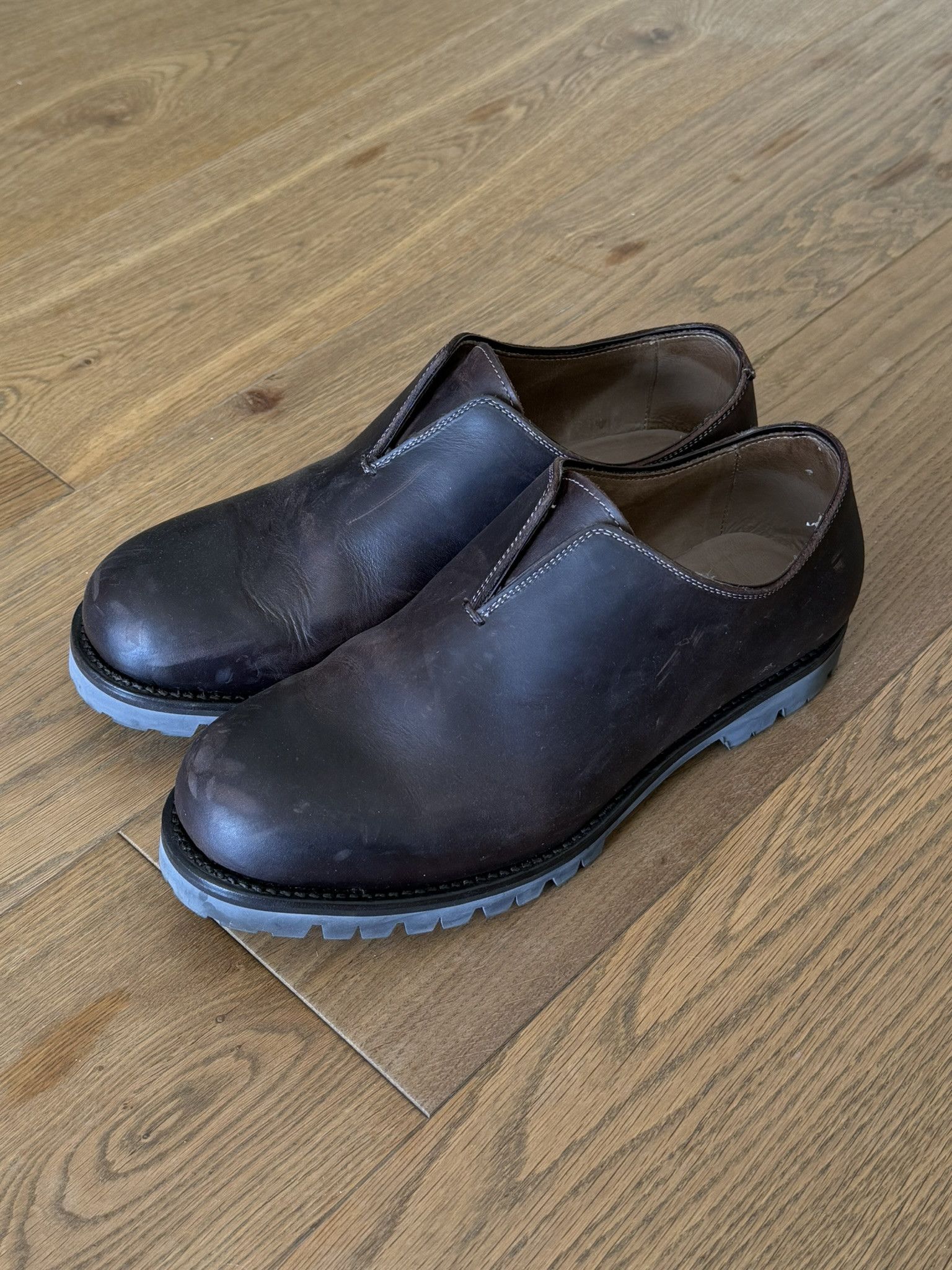 An Irrational Element artist shoe dark brown 44.5 Size US 12 / EU 45 - 1 Thumbnail