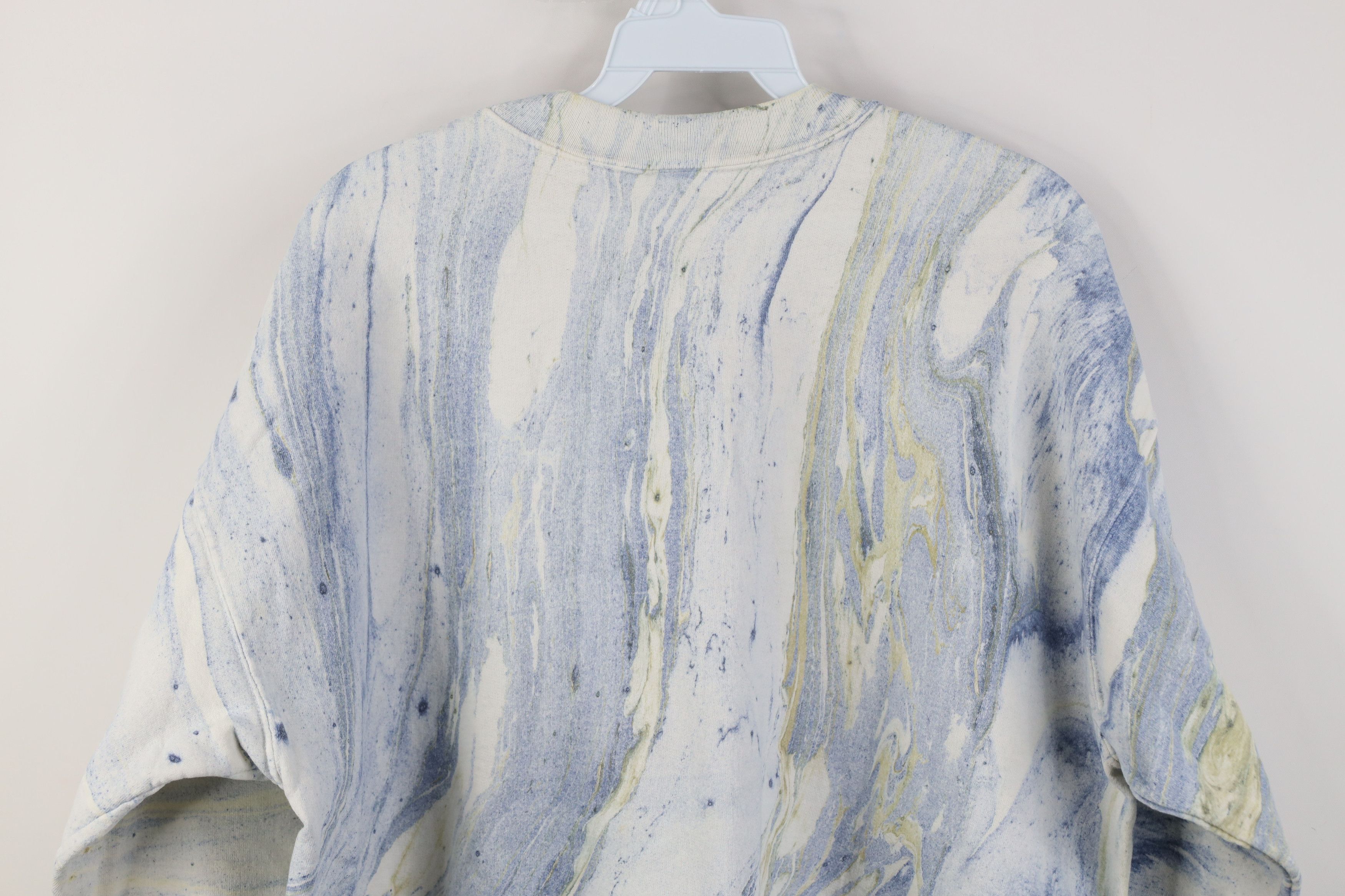 Vintage Vintage 90s Streetwear Paint Splatter Crewneck Sweatshirt Size L / US 10 / IT 46 - 13 Thumbnail