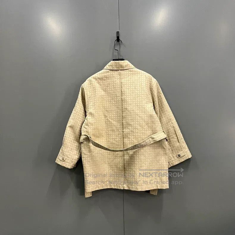 Hermes Hermes Pattern Printed Belted Jacket Coat Size XS / US 0-2 / IT 36-38 - 2 Thumbnail