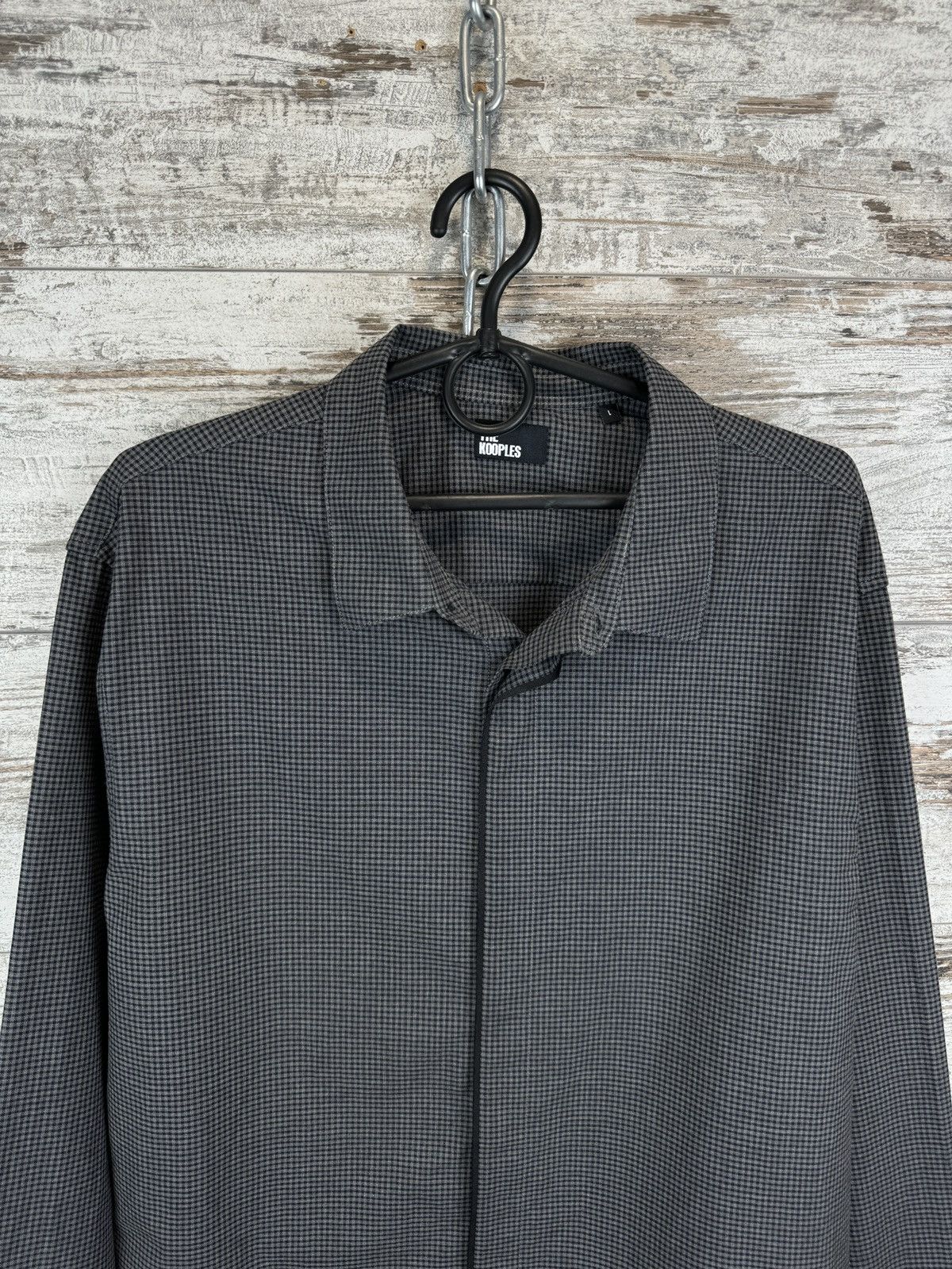 Japanese Brand × The Kooples Mens The Kooples Paris Shirts button up chemise Hawaiian Size US L / EU 52-54 / 3 - 3 Thumbnail