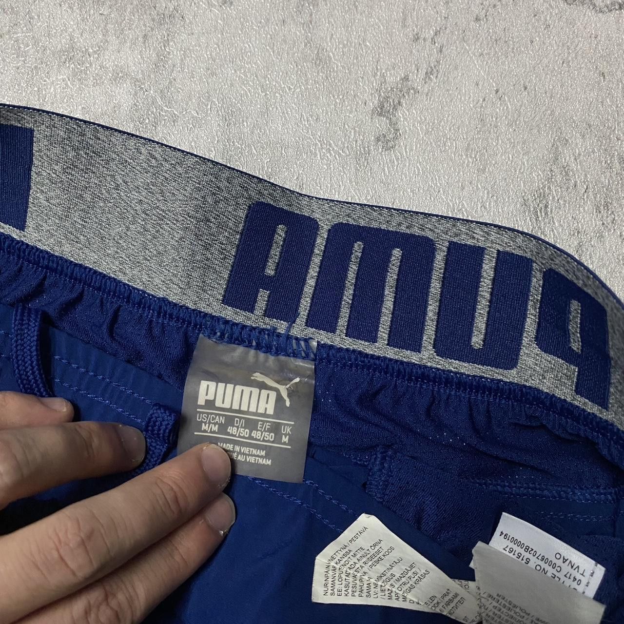 Puma Navy Puma shorts with drawstring waist #PumaShorts Size US 32 / EU 48 - 3 Thumbnail