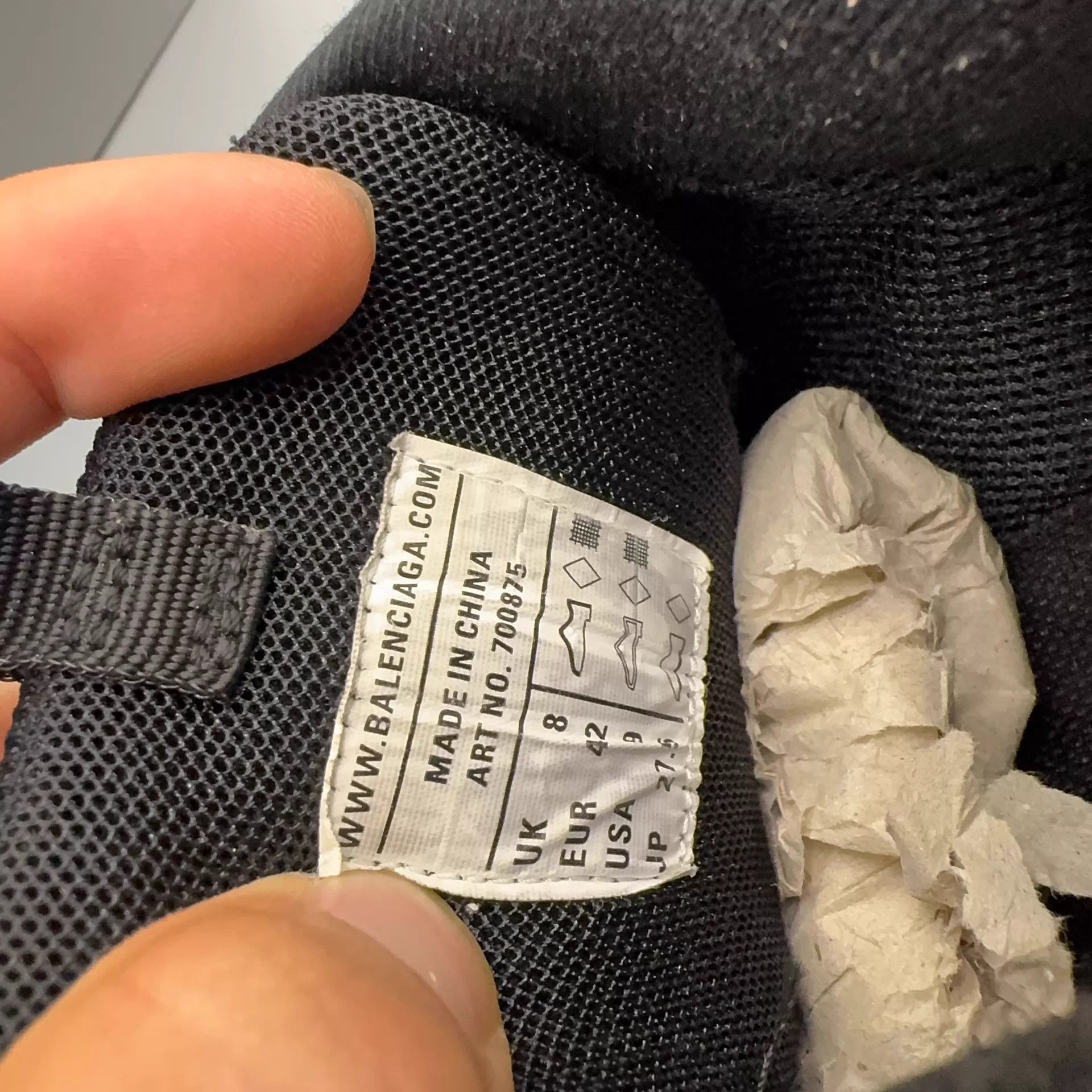 Balenciaga Balenciaga Track 3.0 Distressed Black Size US 9 / EU 42 - 7 Thumbnail