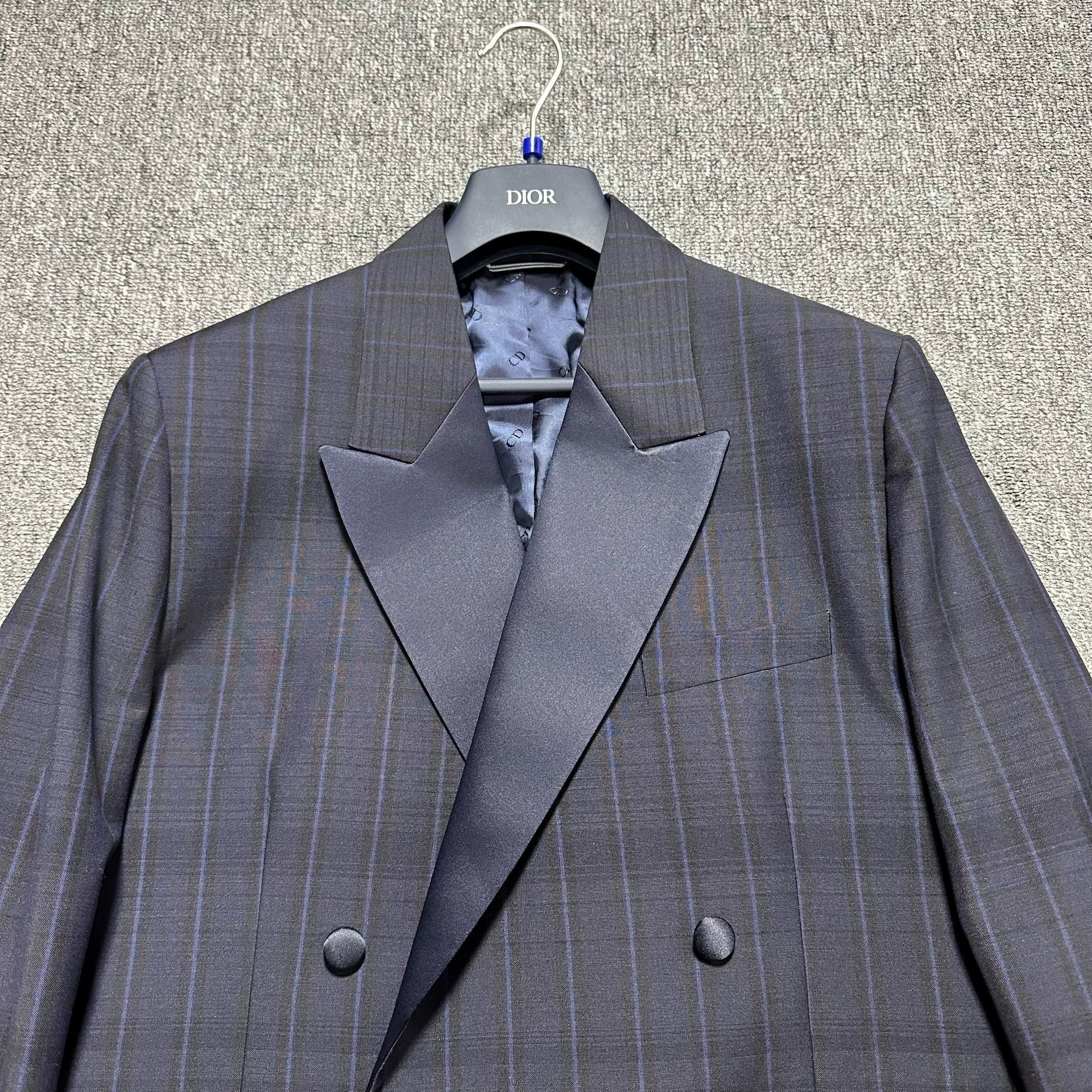 Dior dior man denim tears double-breasted jacket Size US L / EU 52-54 / 3 - 2 Thumbnail