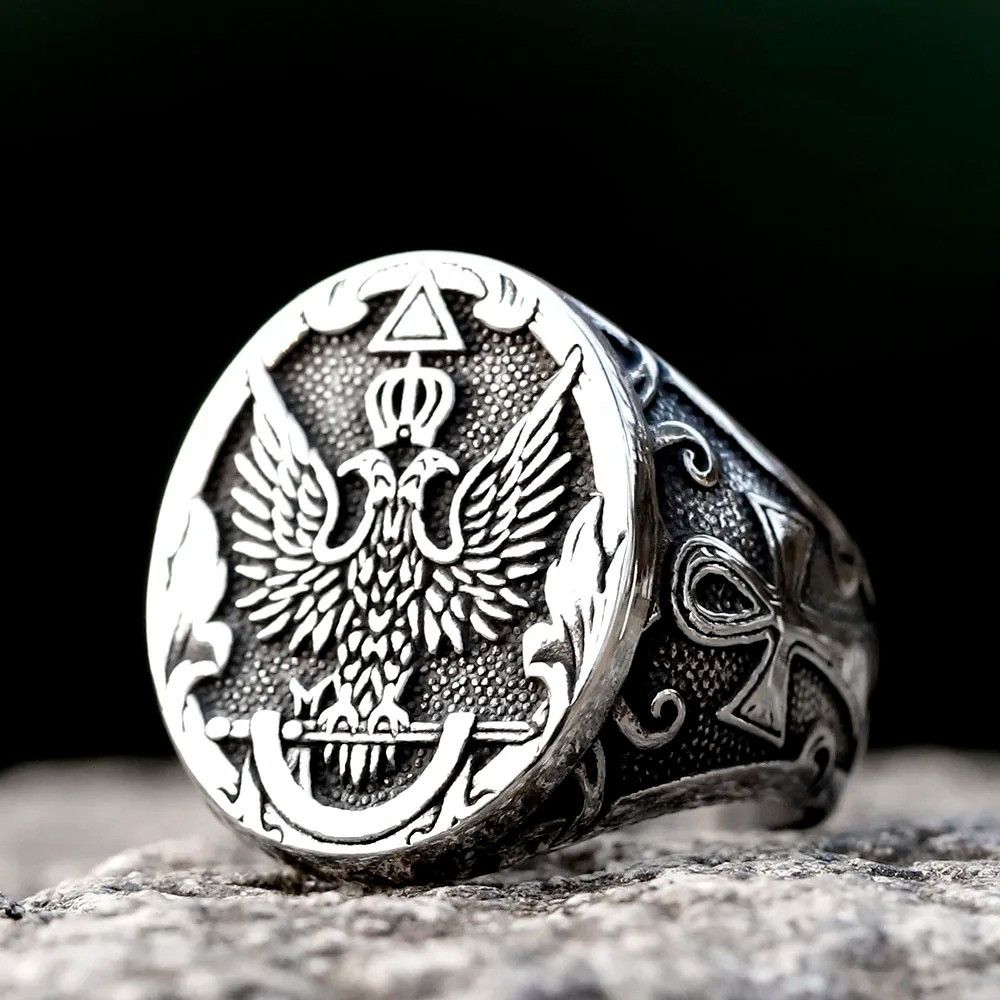 Jewelry Eagle Ring Streetwear Jewelry Fashion Gift Size ONE SIZE - 6 Thumbnail