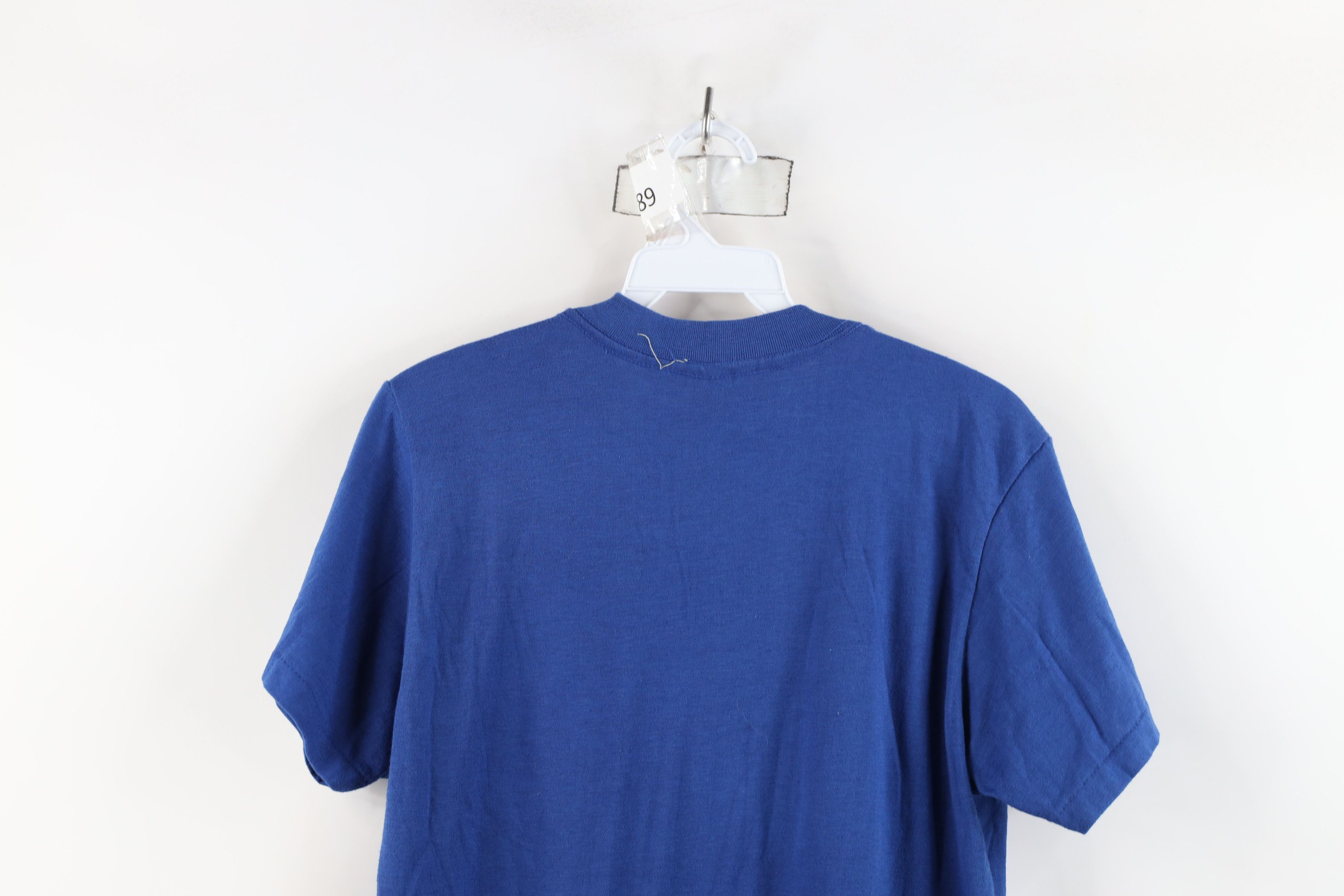 Vintage Vintage 80s Pan Am Airlines Data Systems T-Shirt Blue USA Size L / US 10 / IT 46 - 11 Thumbnail