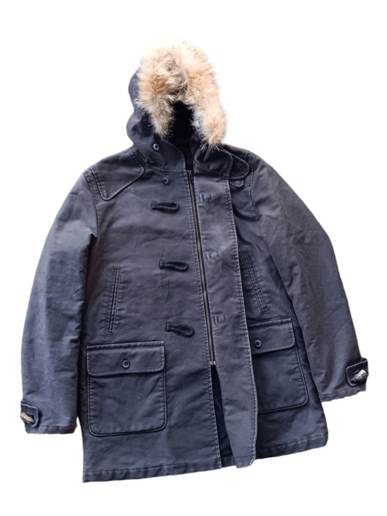 ABAHOUSE Abahouse fur hoodie heavy coat jacket Size US L / EU 52-54 / 3 - 3 Thumbnail