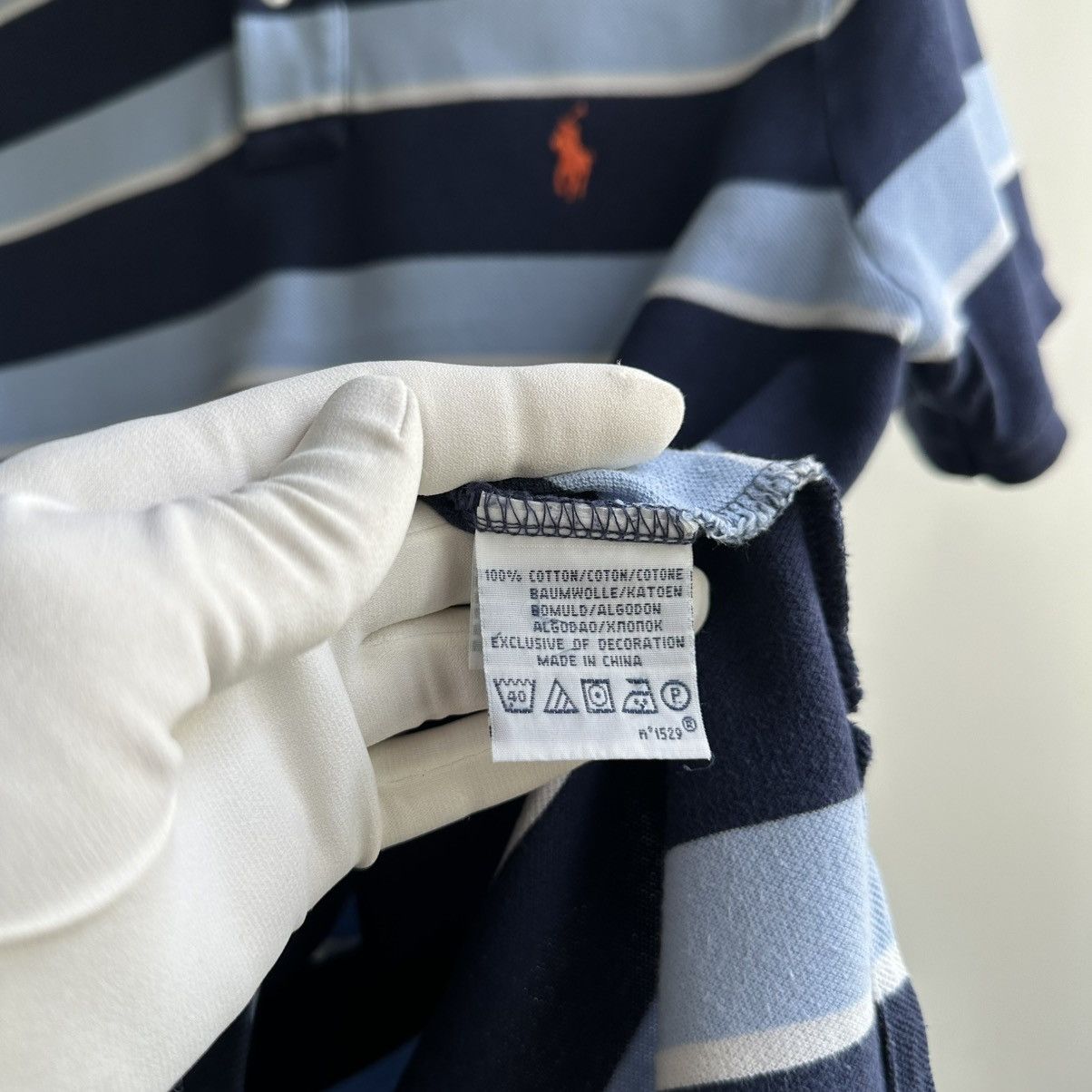 Polo Ralph Lauren Vintage 90s Polo Ralph Lauren Striped Polo Shirt Size US L / EU 52-54 / 3 - 11 Thumbnail