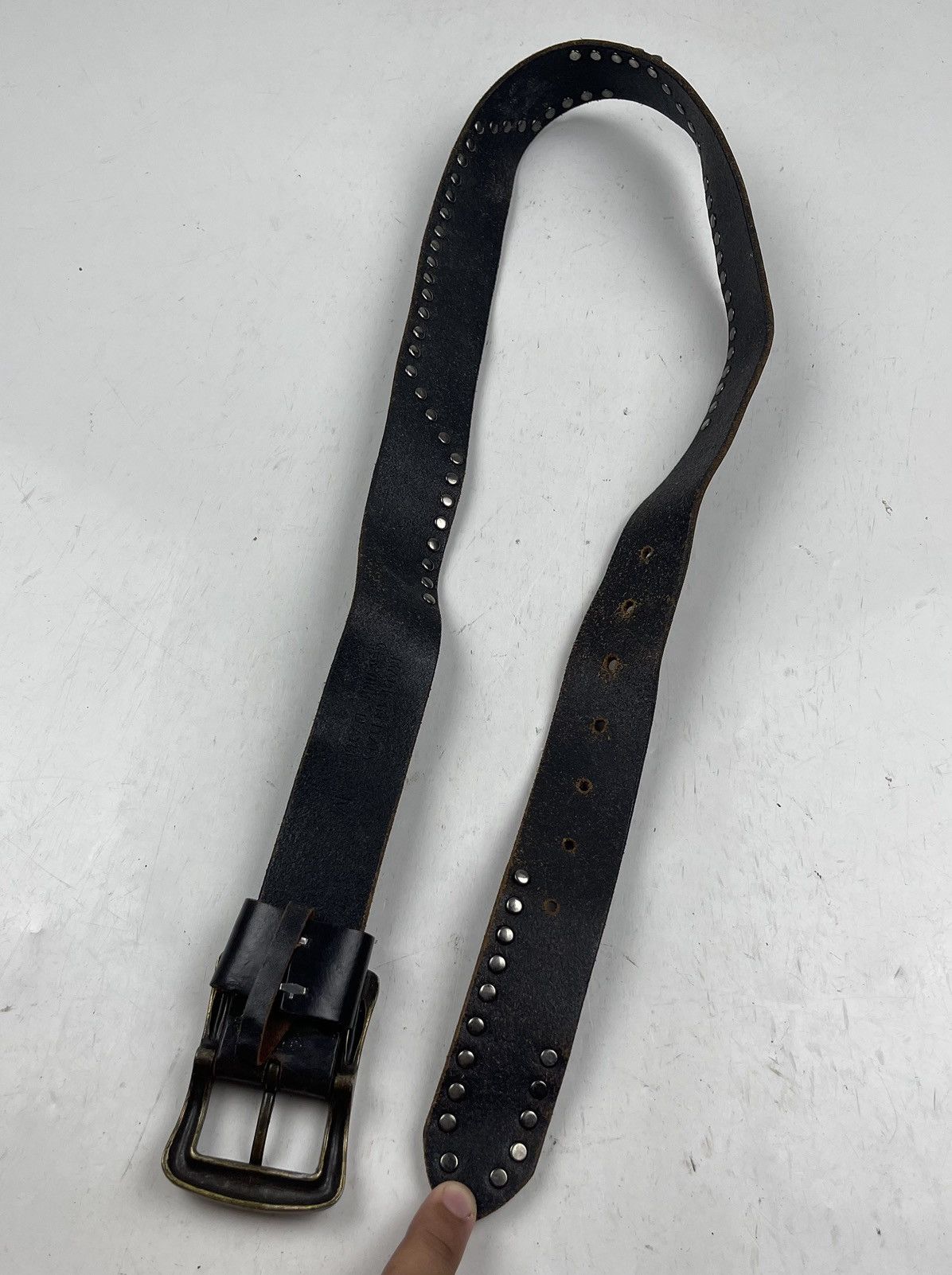 Diesel diesel spiked belt tc49 Size 36 - 6 Thumbnail