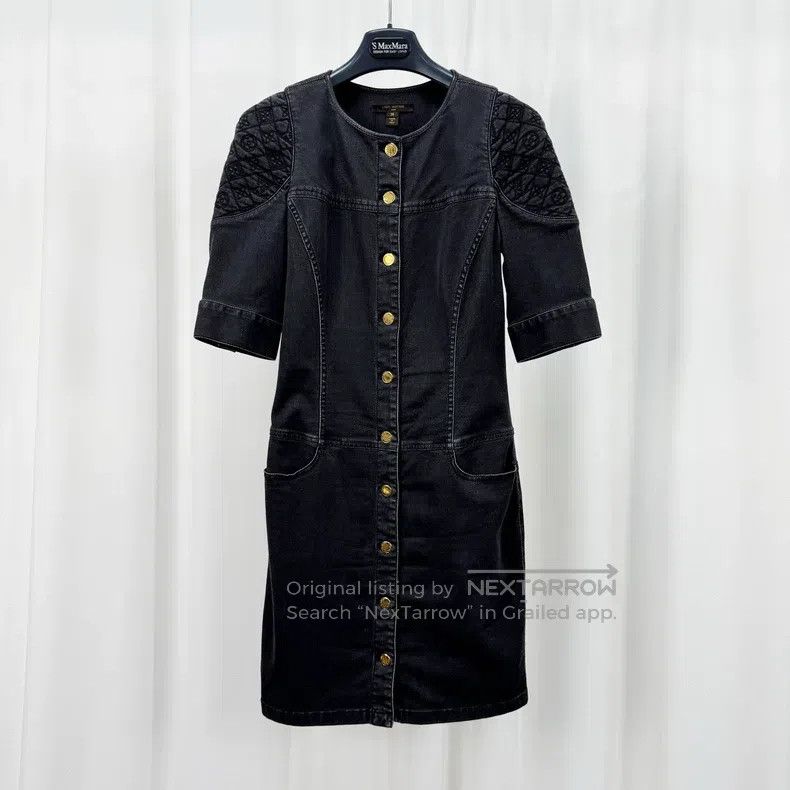 Louis Vuitton Louis Vuitton Shoulder embossed logo gold button denim dre Size XS / US 0-2 / IT 36-38 - 1 Thumbnail