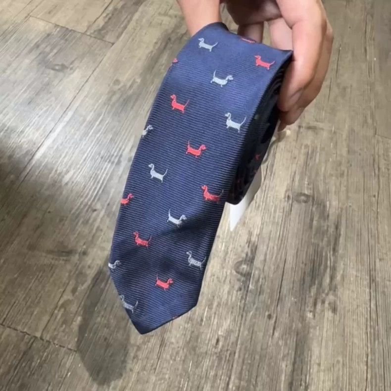 Thom Browne Thom Browne Classic Tibetan blue necktie Size ONE SIZE - 1 Thumbnail