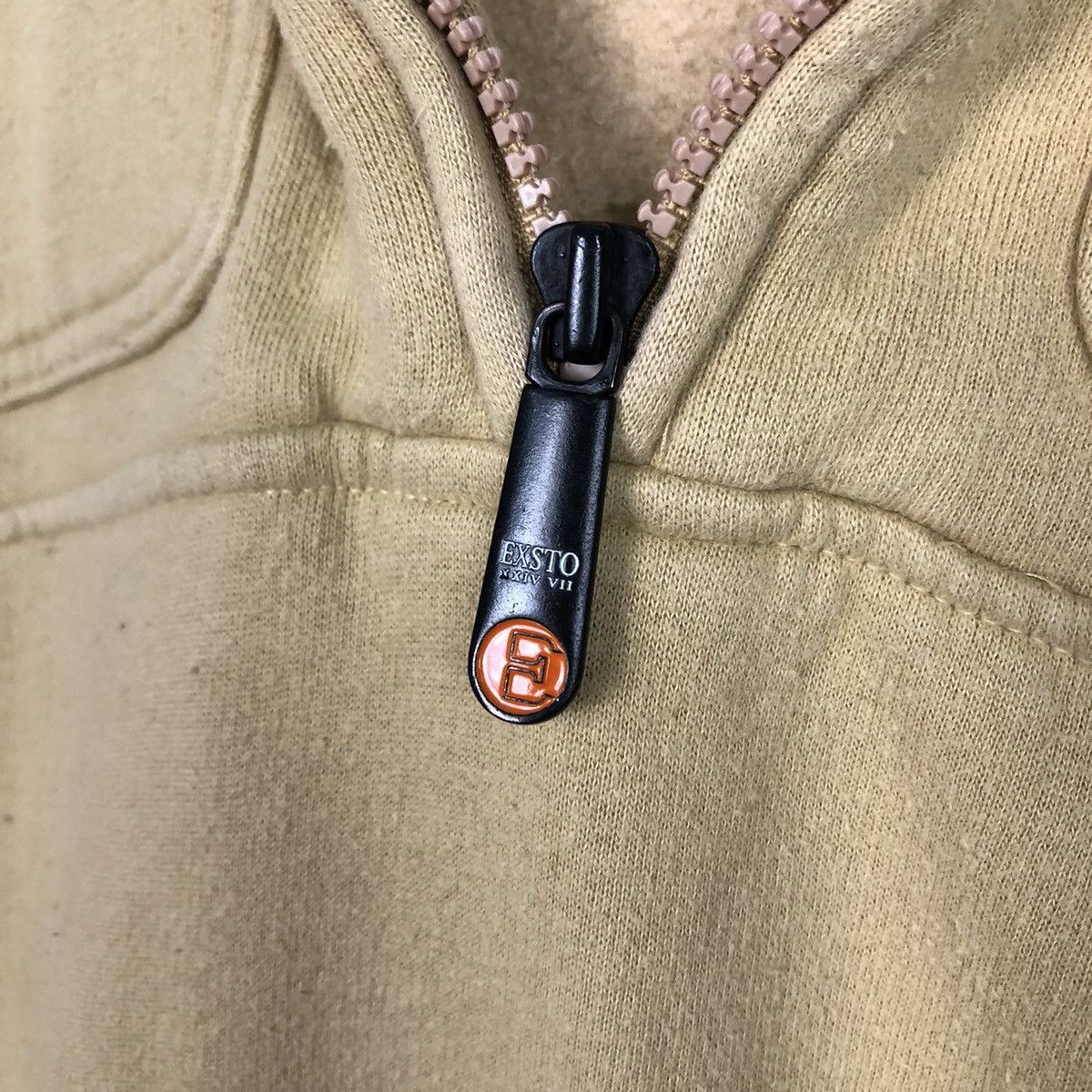 Japanese Brand EXSTO Polar Fleece Half-Zip Hooded Pullover Size US M / EU 48-50 / 2 - 17 Thumbnail