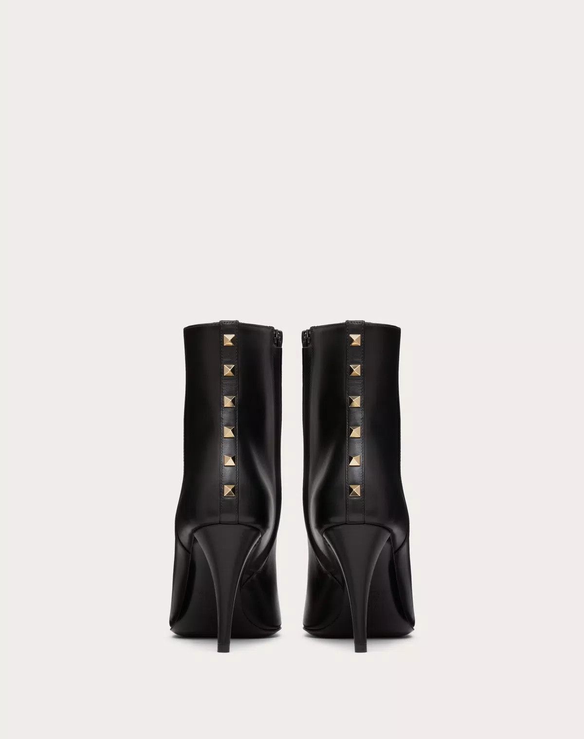 Valentino o1s1wg111125 Rockstud Calfskin Ankle Boots 90 mm in Black Size US 11 / IT 41 - 3 Thumbnail