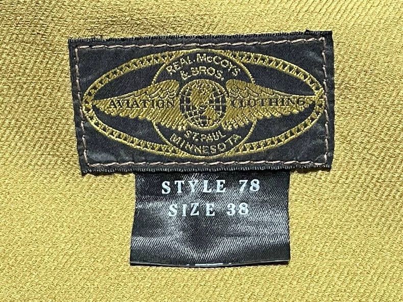 The Real McCoy's The Real McCoys s Reproduction WWI Horsehide Flight Coat, Size US M / EU 48-50 / 2 - 6 Thumbnail