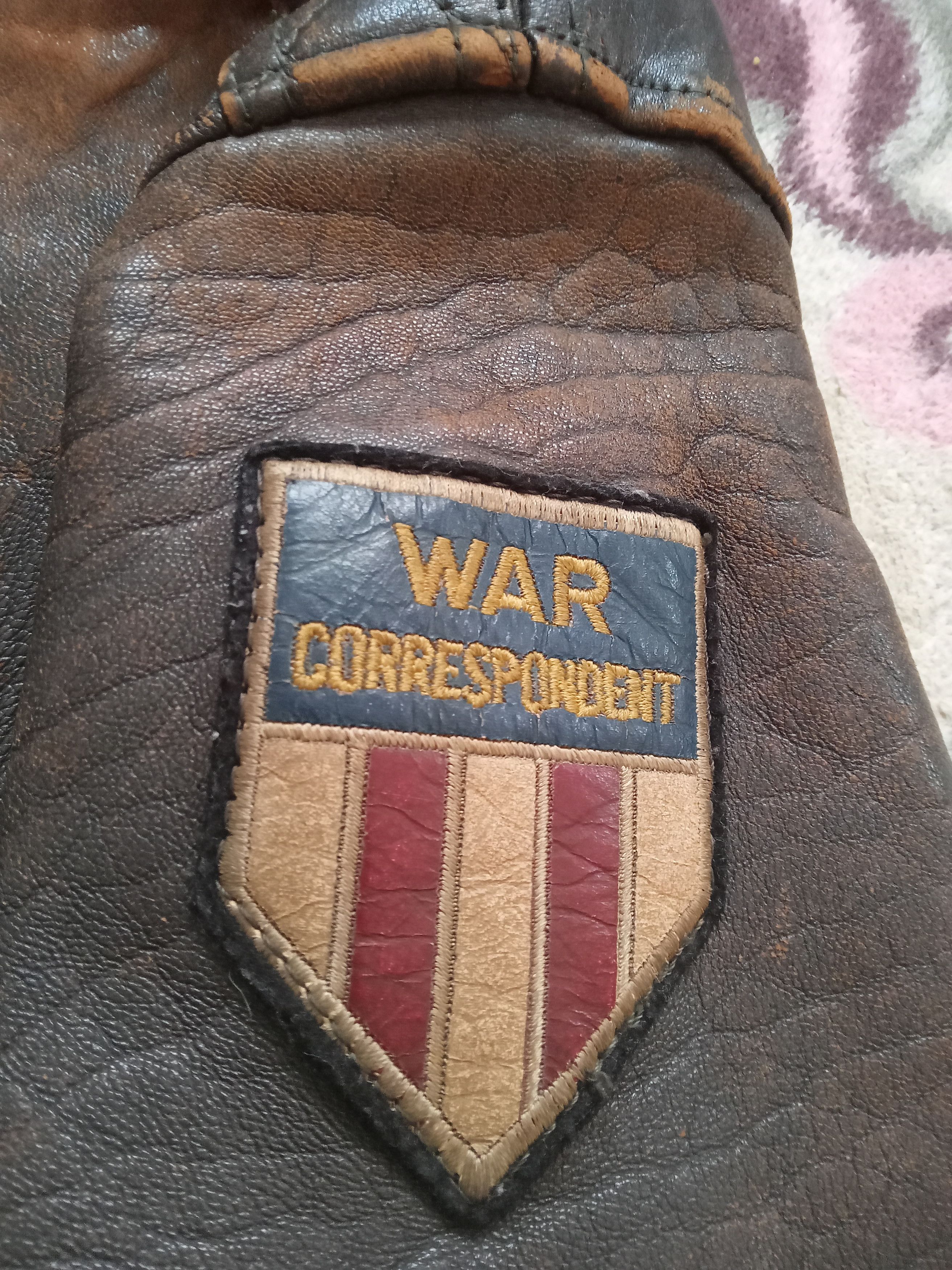 Avirex Avirex Flying Tigers Vintage Distressed Leather Jacket Size US M / EU 48-50 / 2 - 7 Thumbnail