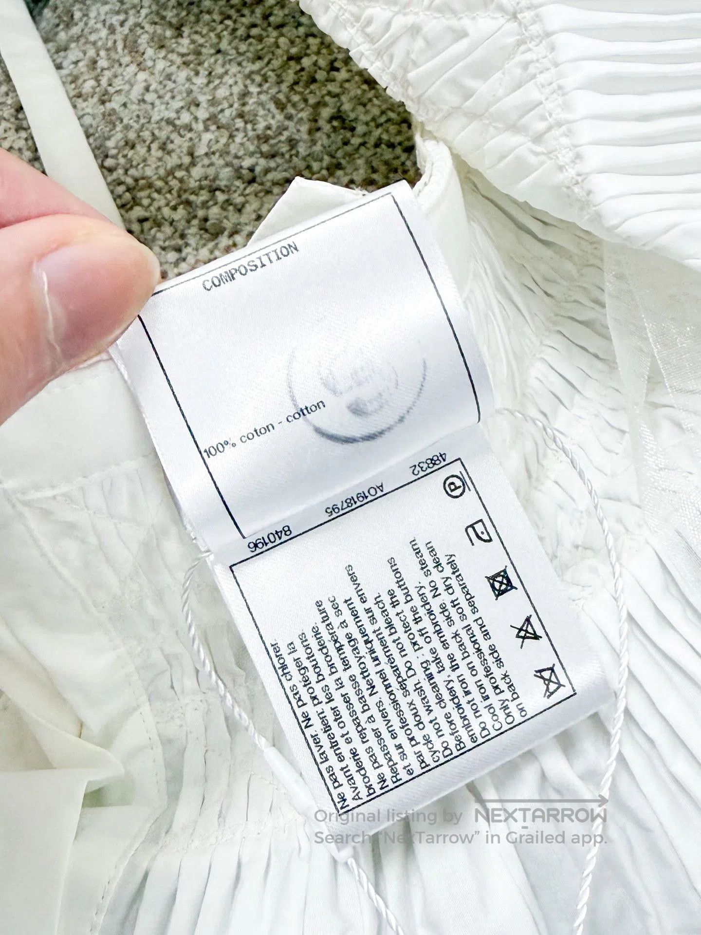 Chanel Chanel White Halter Neck Camisole. Size XXS / US 00 / IT 34 - 6 Thumbnail