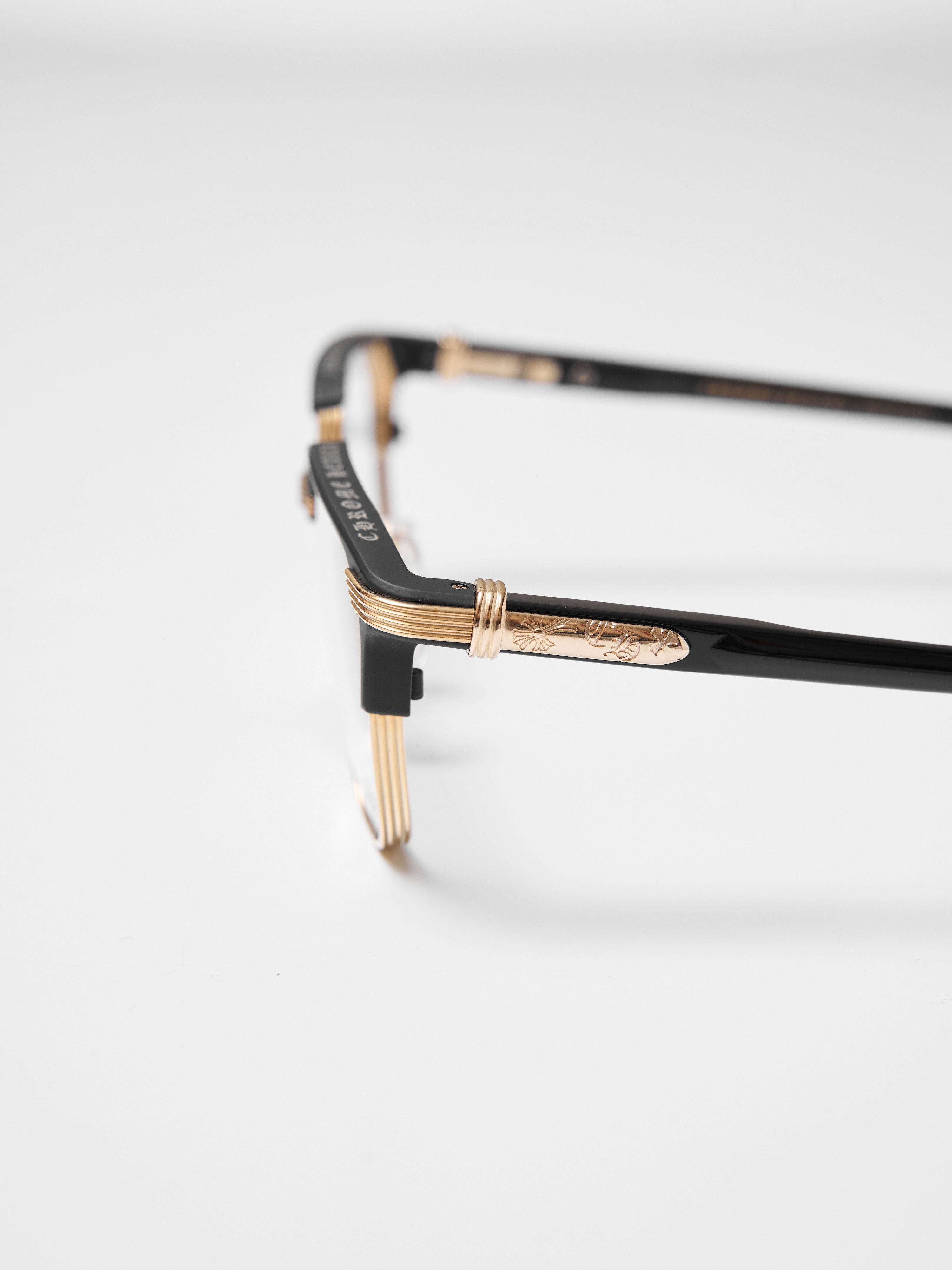 Chrome Hearts CHROME HEARTS BLAZIN MATTE BLACK/GOLD PLATED Size ONE SIZE - 9 Thumbnail