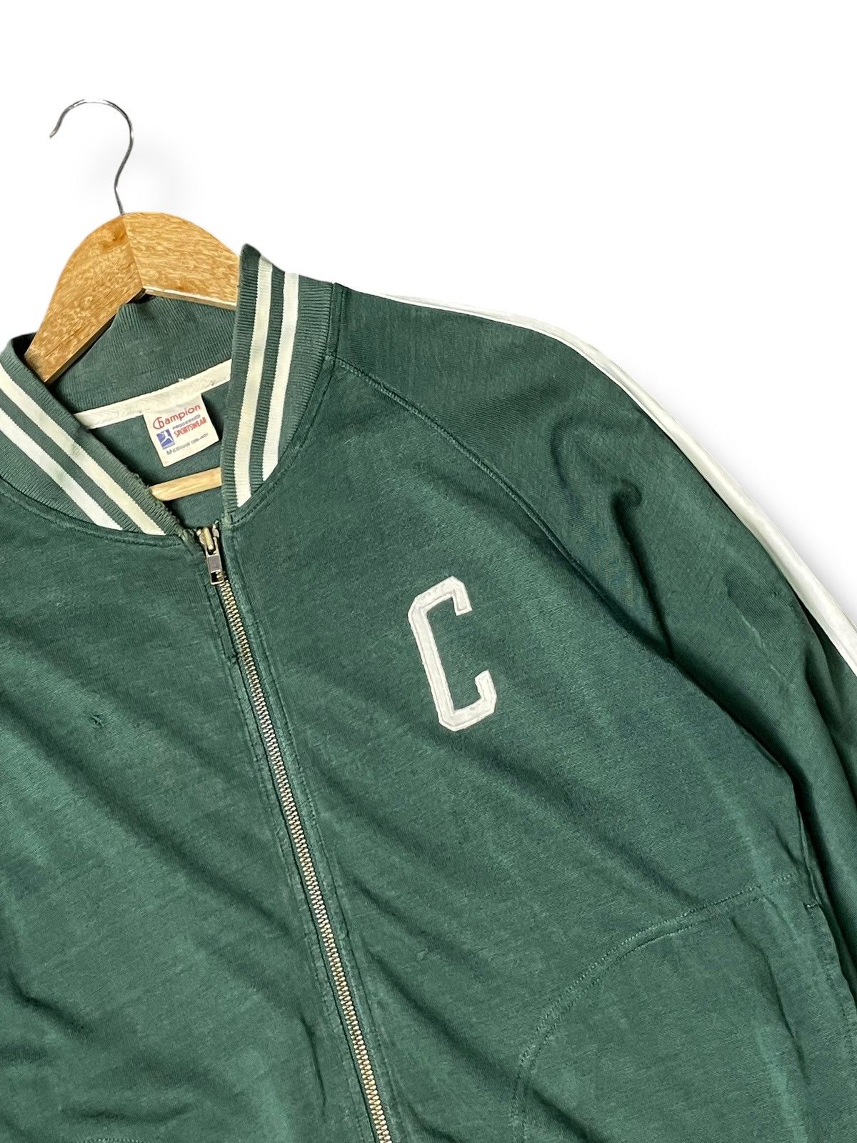 Champion × Japanese Brand × Vintage Vintage Champion Sportswear Zipper Jacket (80) Size US M / EU 48-50 / 2 - 2 Thumbnail