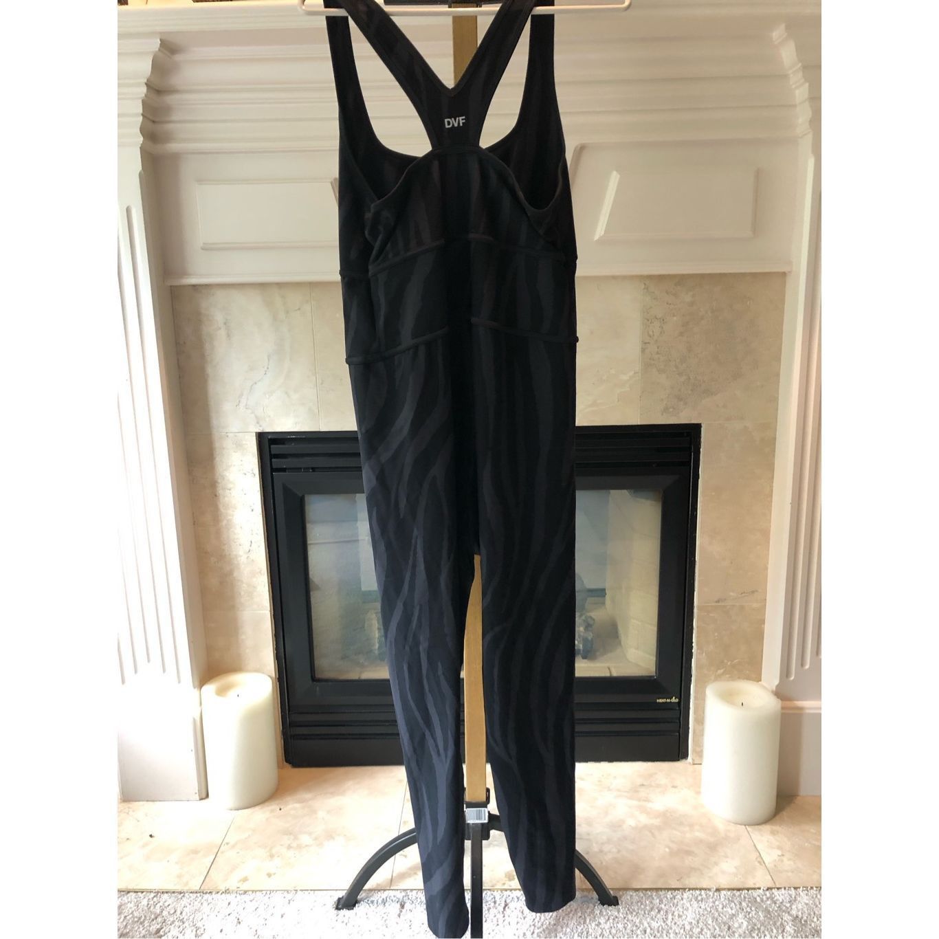 Diane von Furstenberg DVF Diane Von Furstenberg Women’s Black Zebra Print Activewe Size XL / US 12-14 / IT 48-50 - 2 Thumbnail