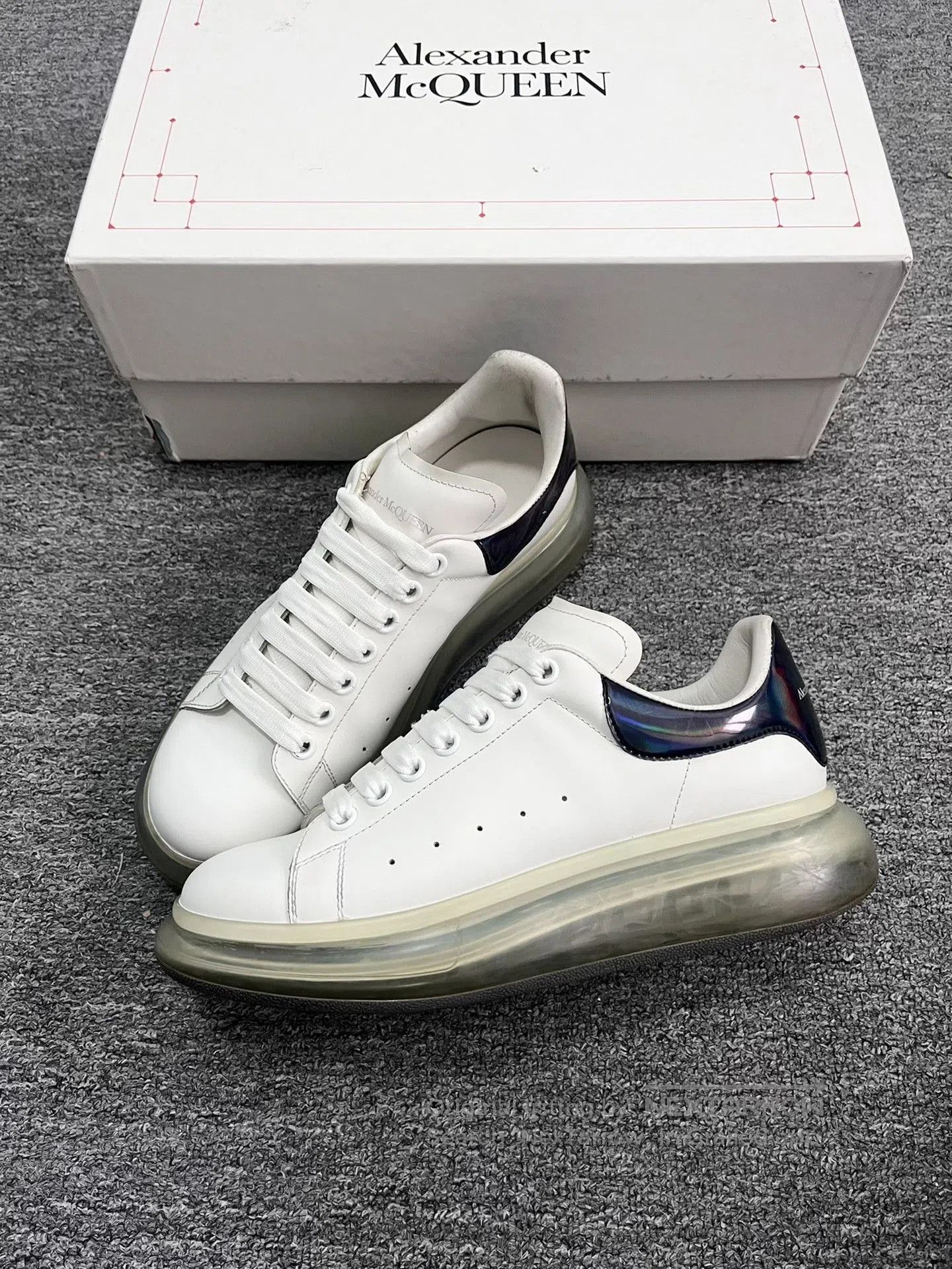 McQ Alexander McQueen Alexander McQueen Classic White Thick Sole. Size US 8 / EU 41 - 1 Thumbnail