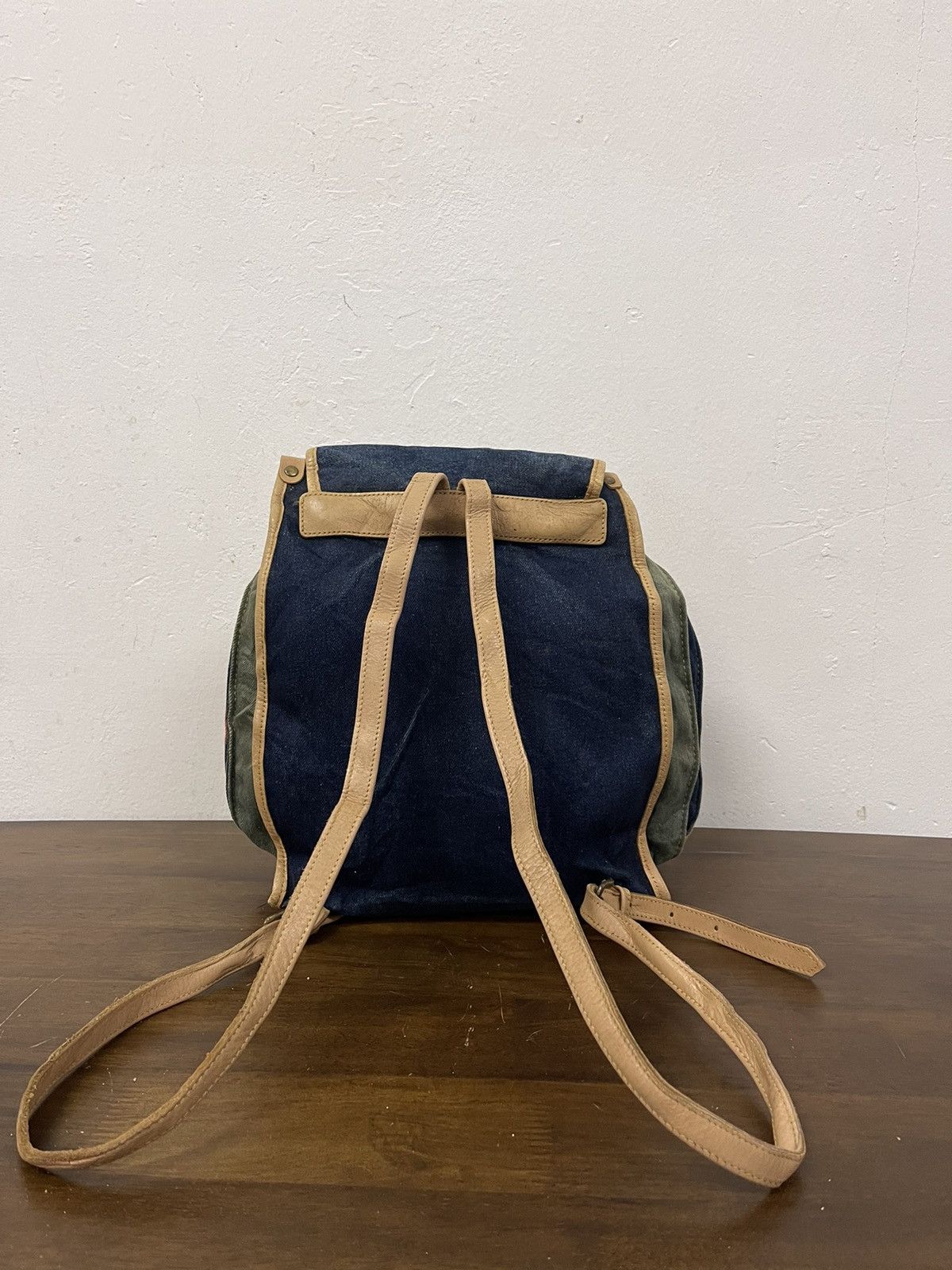 Japanese Brand × Vintage Japan denim Pumpkin Rucksack Bag Size ONE SIZE - 9 Thumbnail