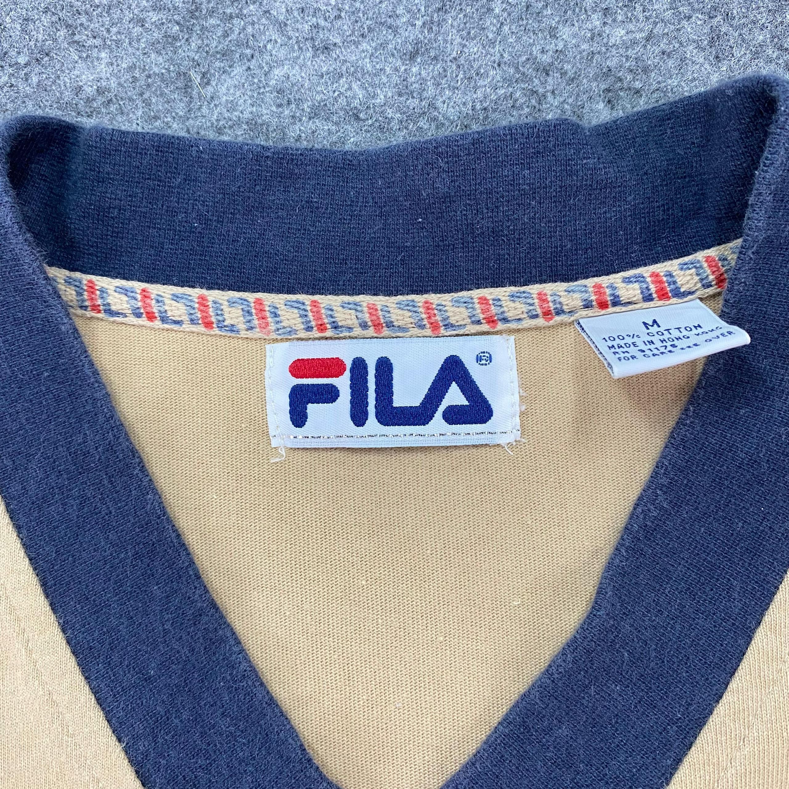 Fila Vintage Fila Athletic Sports Dept Long Sleeve Shirt Size US M / EU 48-50 / 2 - 10 Thumbnail
