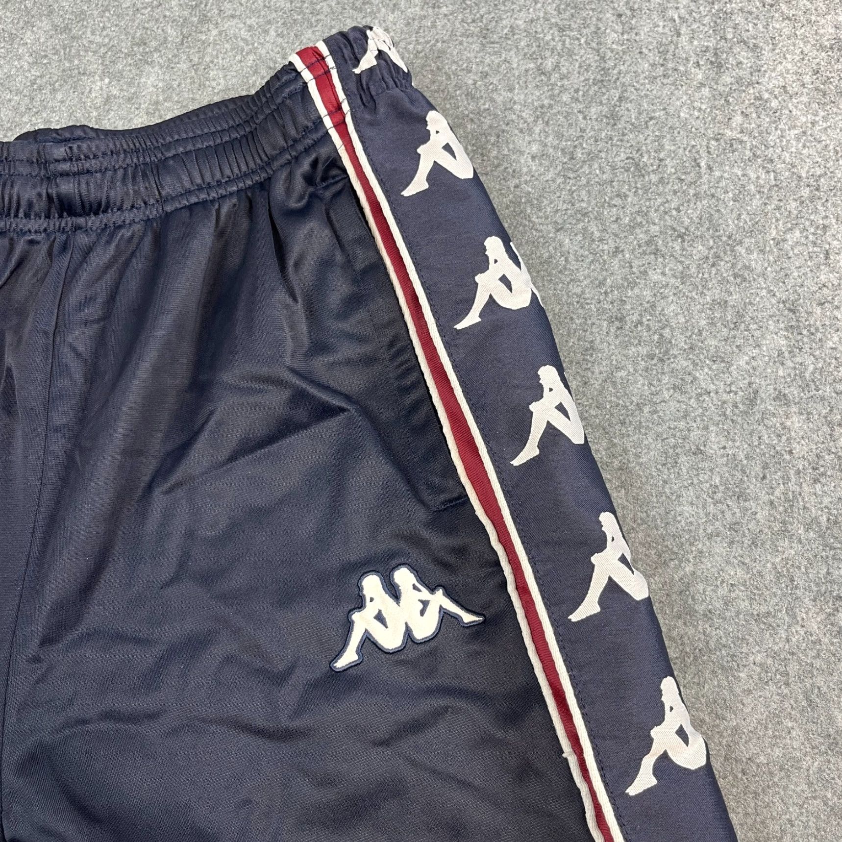 Kappa Kappa Gara Aston Villa Mens Track Pants Sweat Joggers Medium Blue Football Logo Trousers Bags Pockets Regular Vintage Men M Blue Football Logo Size US 31 - 7 Thumbnail
